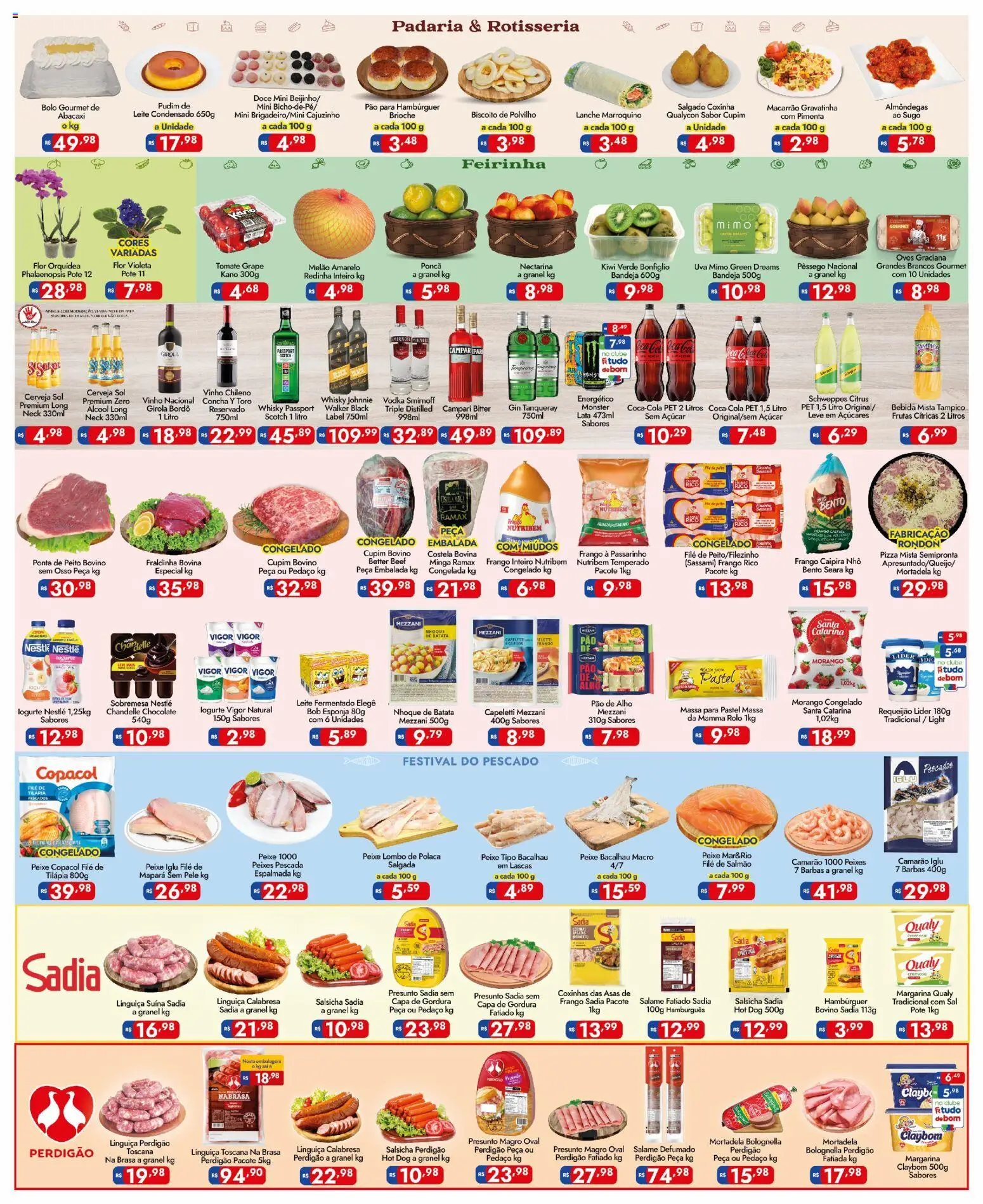 Supermercados Rondon Folheto - válido de 06.03.2026 | Página: 2 | Produtos: Esponja, Rolo, Linguiça, Fraldinha