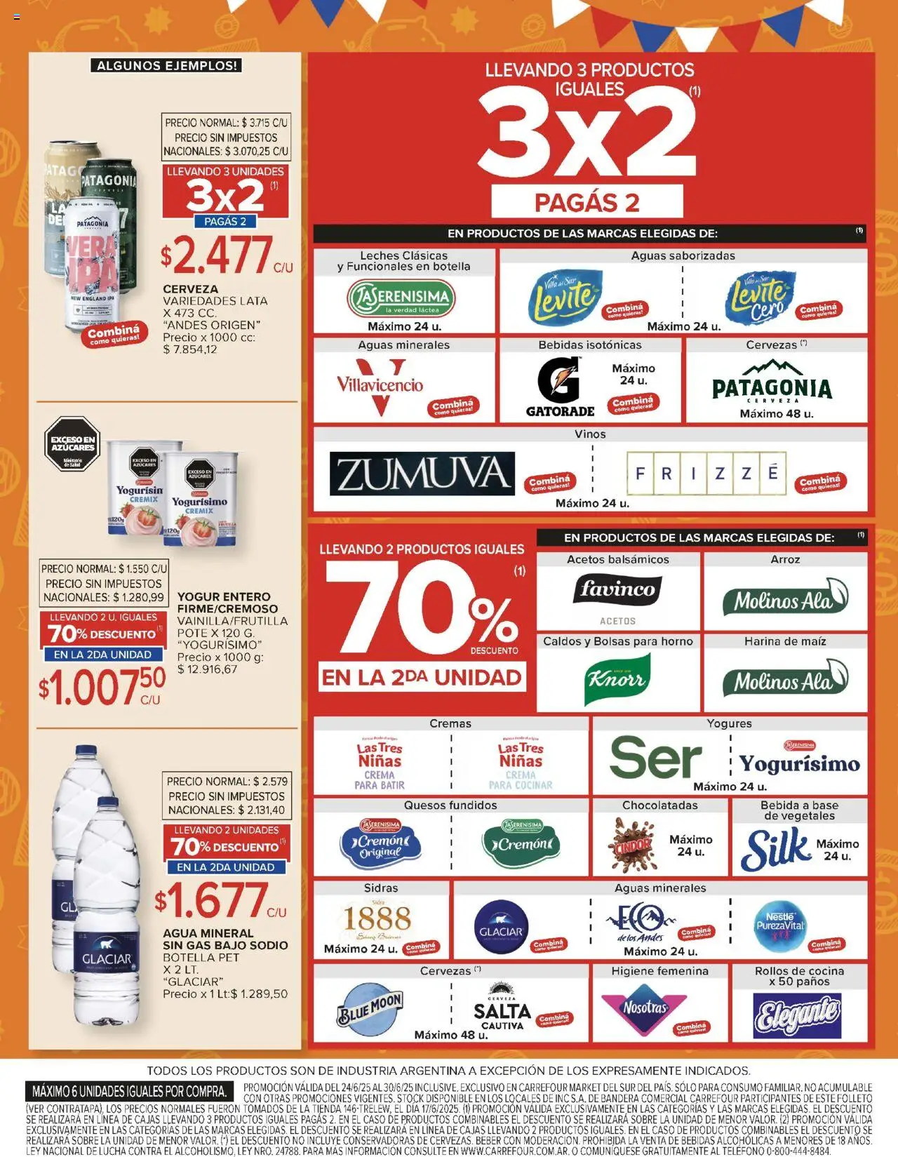 Carrefour Market catálogo - Chubut │ válido desde el 24.06.2025 | Página: 10 | Productos: Cocina, Sobre, Yogur, Cerveza