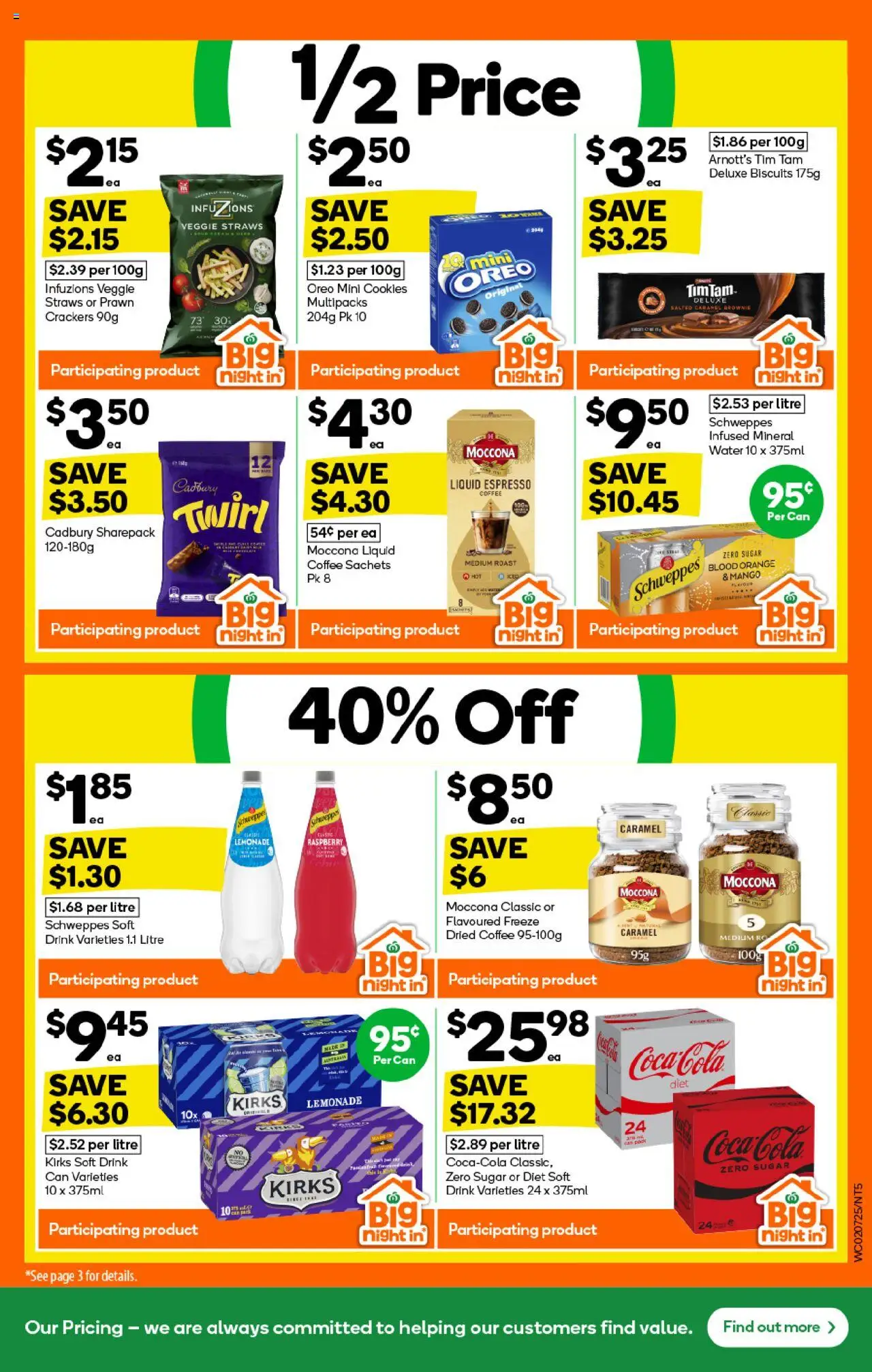 Woolworths catalogue - valid from 02.07.2025 | Page: 5 | Products: Crackers, Sugar, Mango, Moccona
