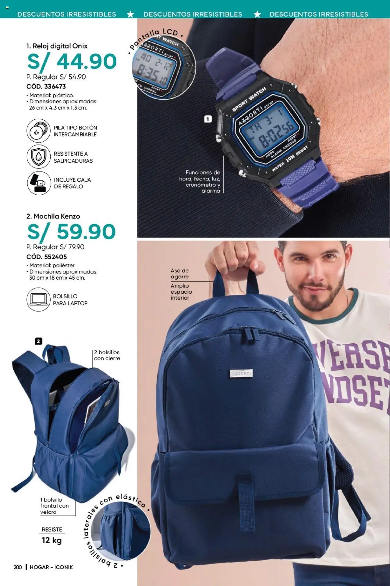 Catálogo Azzorti válido desde 17.06.2025 | Página: 202 | Productos: Caja, Mochila, Reloj