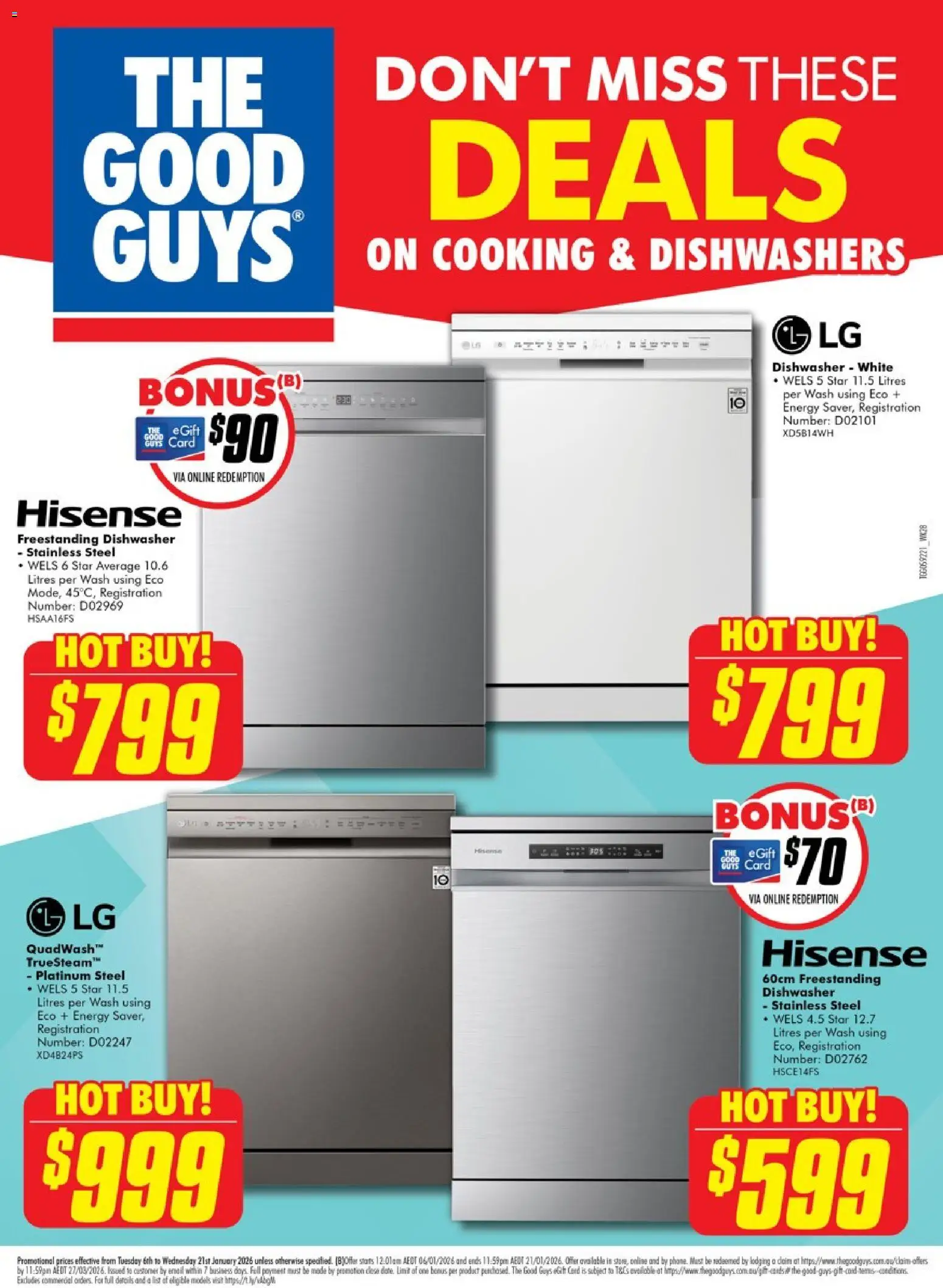 The Good Guys catalogue - valid from 05.01.2026 | Page: 16 | Products: Dishwasher
