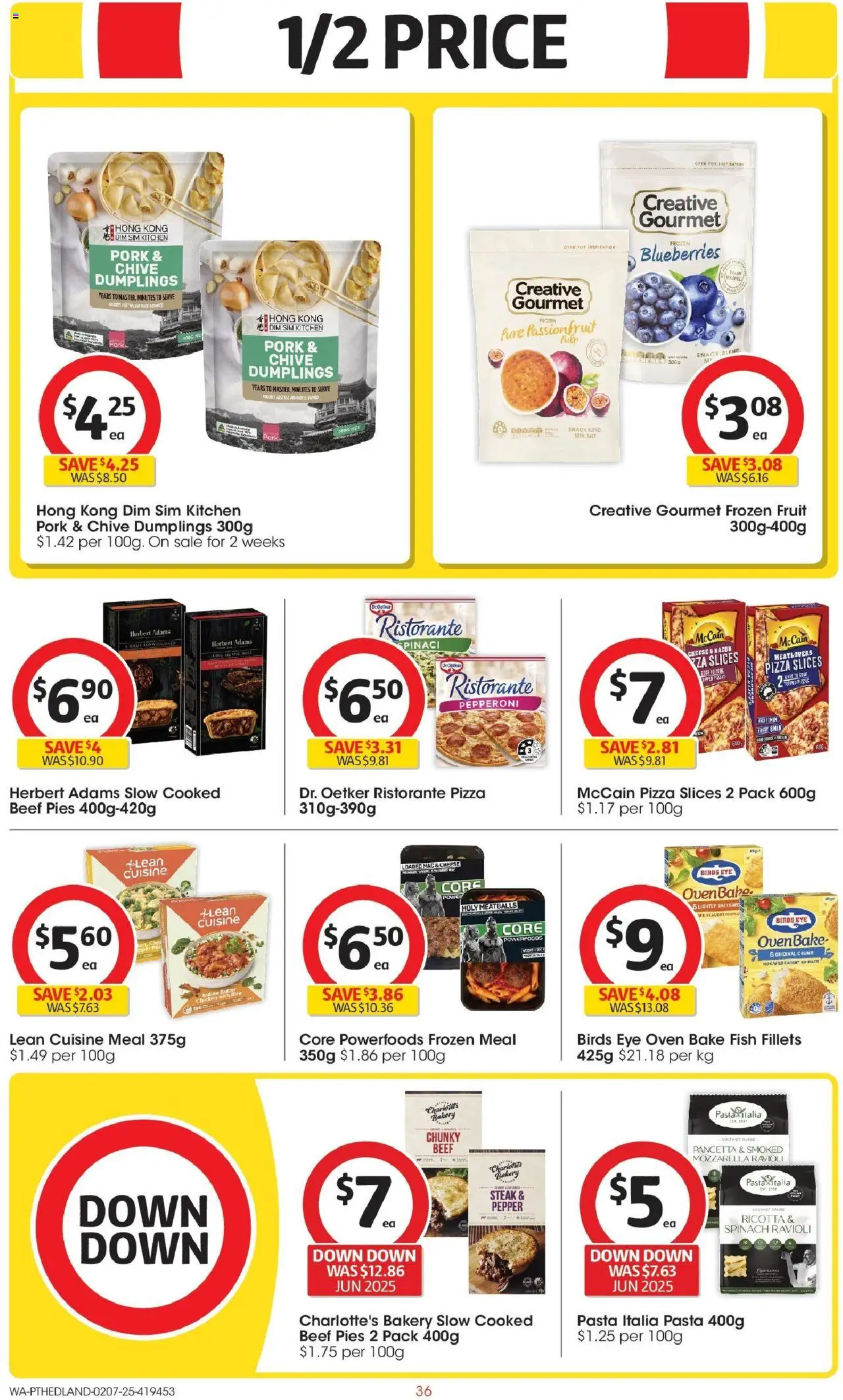 Coles catalogue - valid from 02.07.2025 | Page: 36 | Products: Cheese, Fish, Pasta, Blueberries