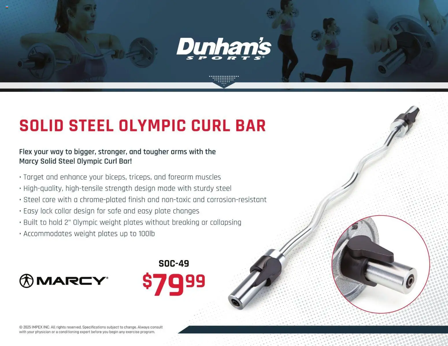 Dunham's Sports Marcy Weight Training Guide - valid from 20.11.2025 | Page: 18 | Products: Safe, Weight