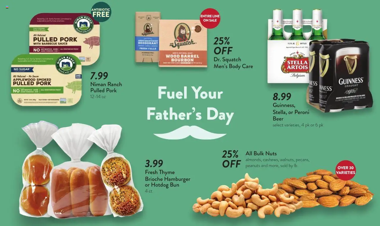 Fresh Thyme Weekly Ad - valid from 11.06.2025 | Page: 5 | Products: Beer, Soap, Bourbon, Sugar