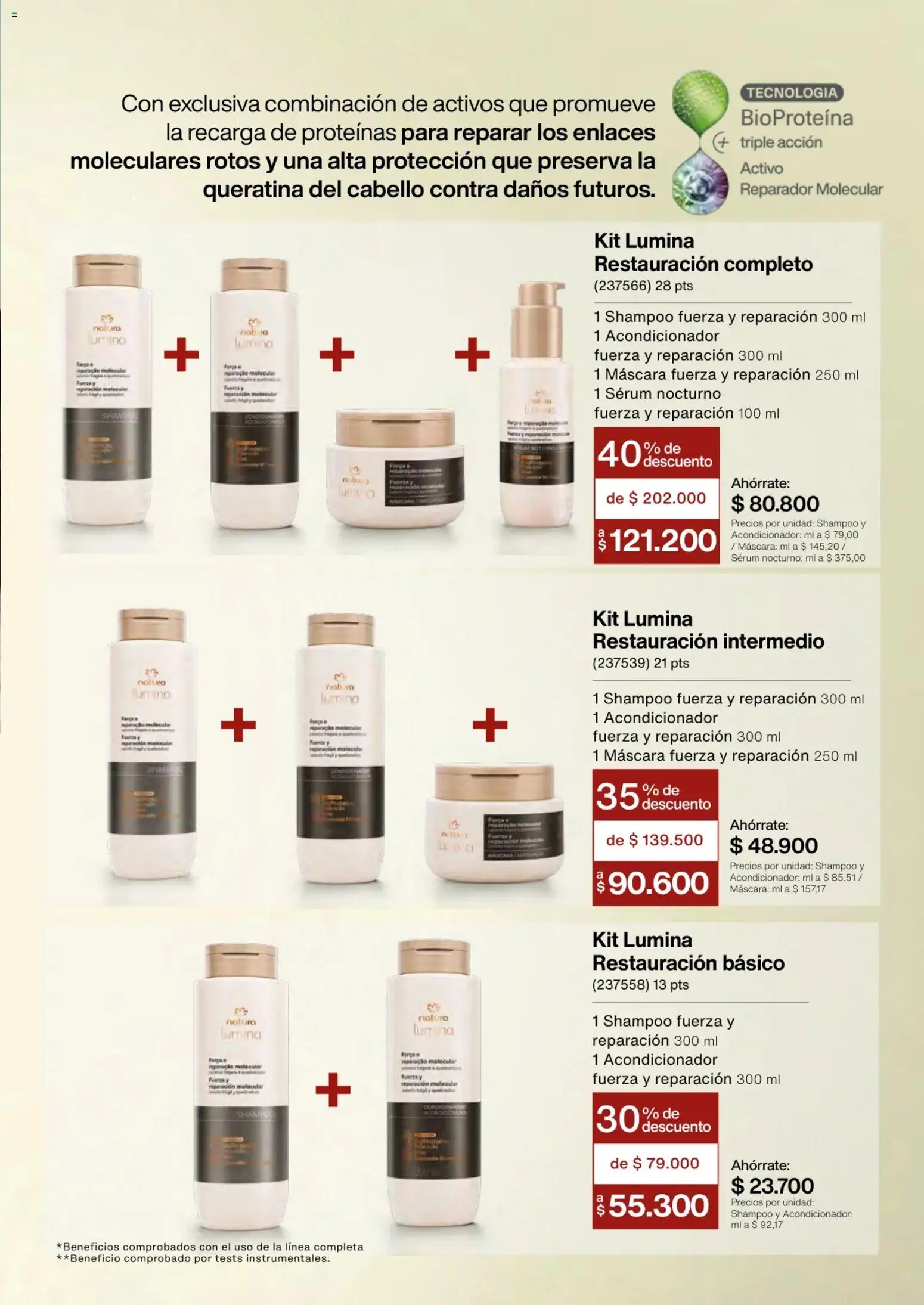 Natura revista - valida desde el 01.02.2026 | Página: 148 | Productos: Serum, Shampoo, Máscara, Combinación