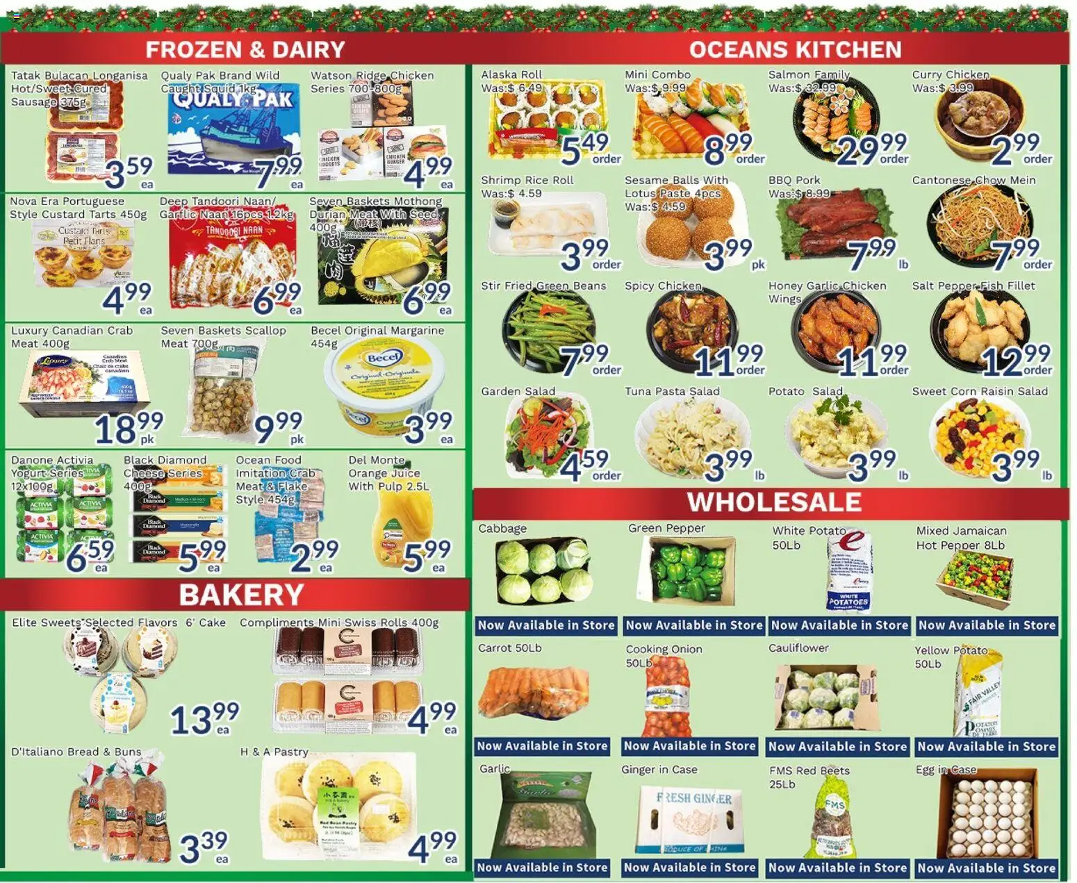 Oceans flyer valid from 26.12.2025 | Page: 3 | Products: Rice, Fish, Potatoes, Yogurt