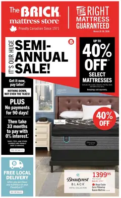 Preview of The Brick - Brick Mattress Store from shop The Brick valid from 26.03.2026