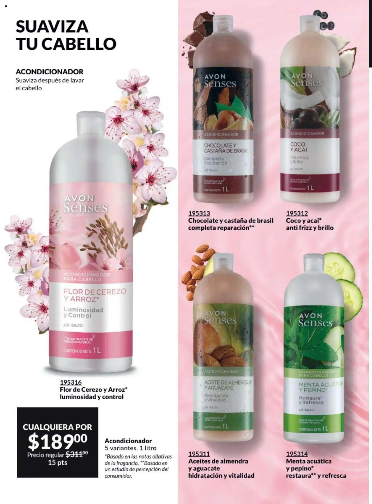 Nuevas ofertas de AVON válidas en toda la República Mexicana desde el 13.03.2026. ¡Encuentra las mejores ofertas en AVON campaña 5 2026! | Página: 198