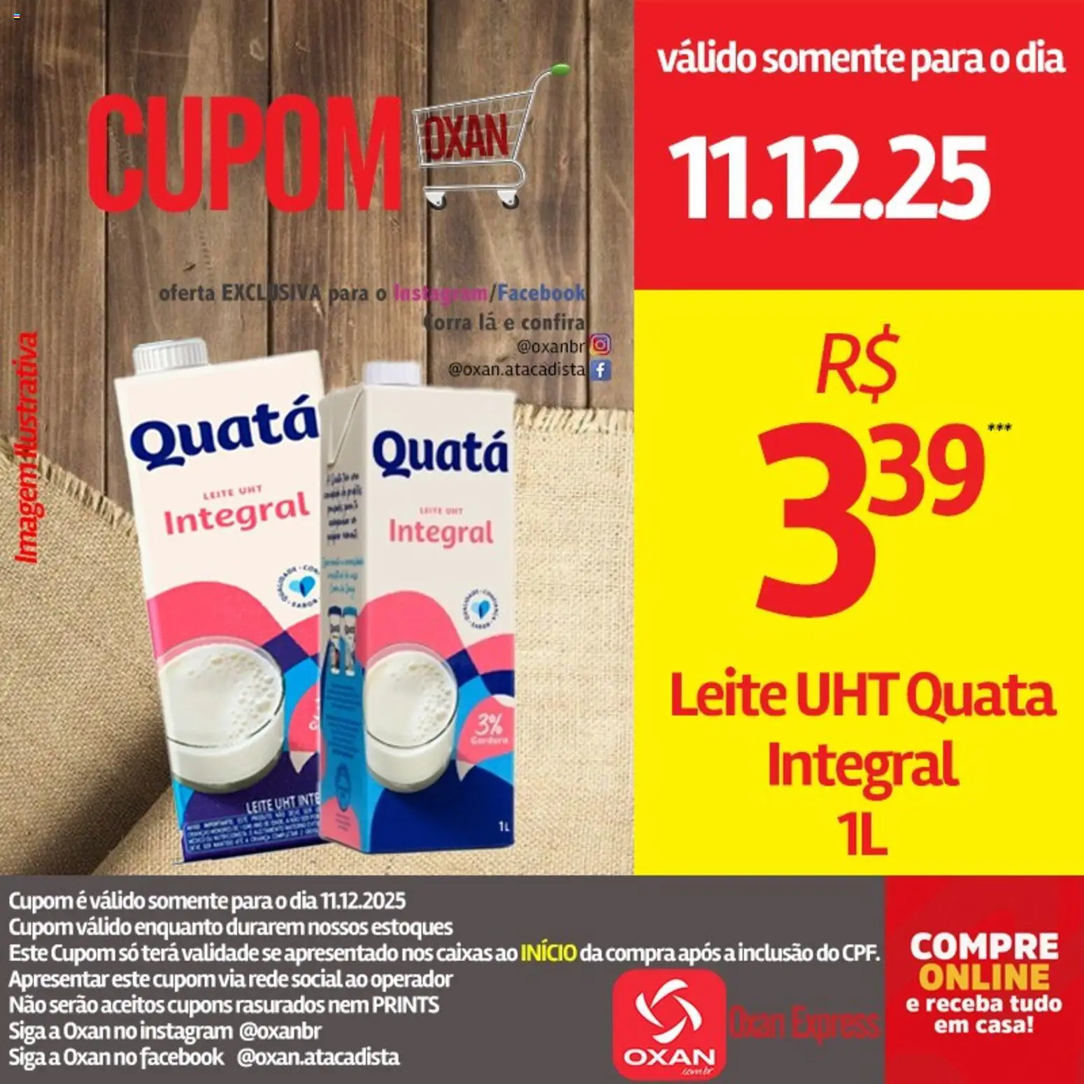 Oxan Atacadista Folheto - válido de 11.12.2025 | Página: 17 | Produtos: Leite