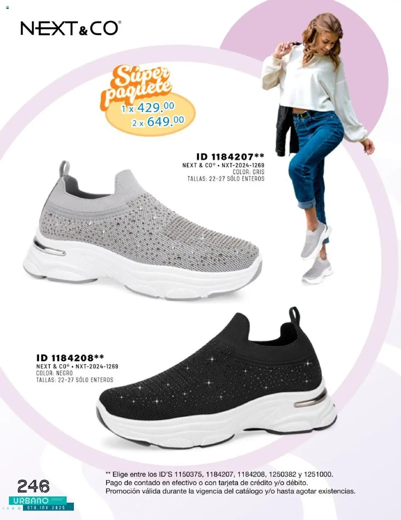 Nuevas ofertas de Price Shoes válidas en toda la República Mexicana desde el 24.07.2025. ¡Encuentra las mejores ofertas en Price Shoes catálogo Urbano otoño / invierno 2025! | Página: 246