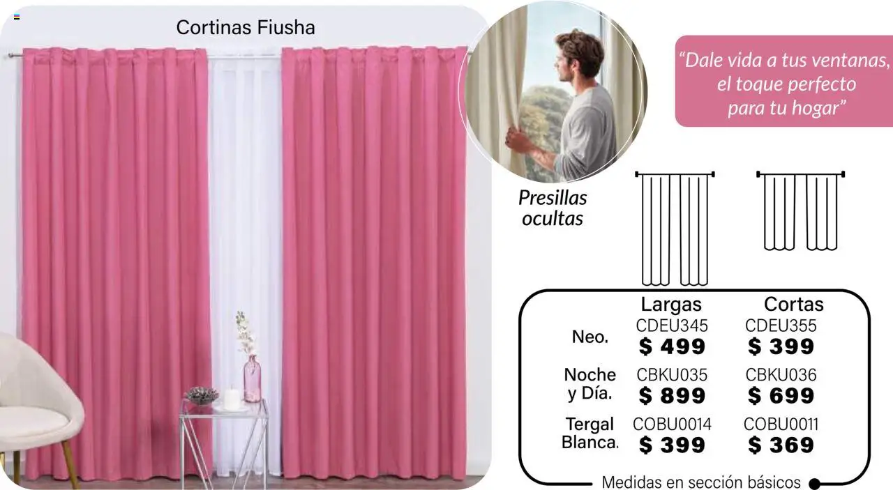 Nuevas ofertas de Colchas Concord válidas en toda la República Mexicana desde el 01.08.2025. ¡Encuentra las mejores ofertas en Colchas Concord - Catálogo! | Página: 660 | Productos: Cortinas