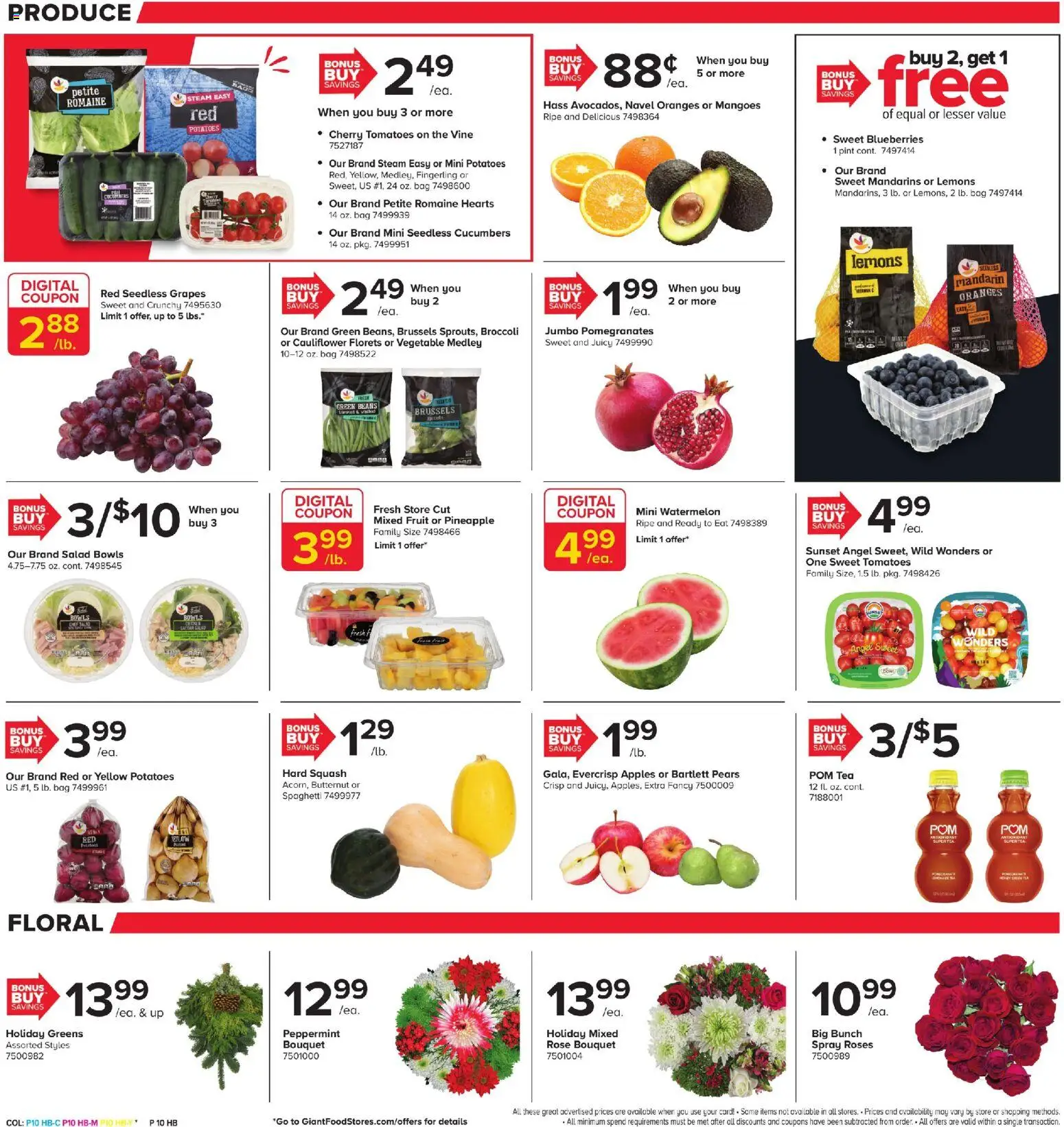 Giant Black Friday - valid from 28.11.2025 | Page: 8 | Products: Mandarins, Pineapple, Salad, Greens