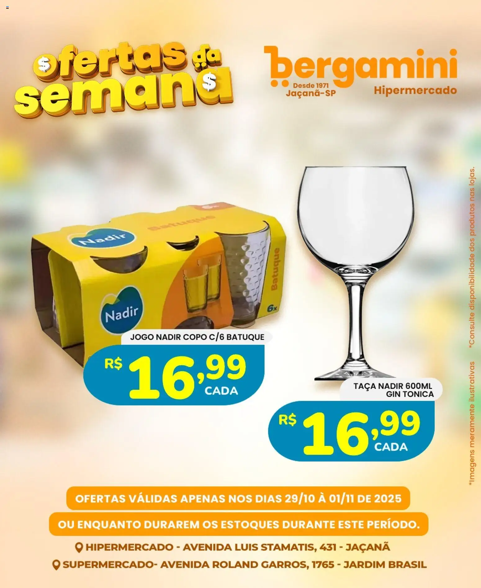 Supermercado Bergamini Folheto - válido de 29.10.2025 | Página: 17 | Produtos: Gin