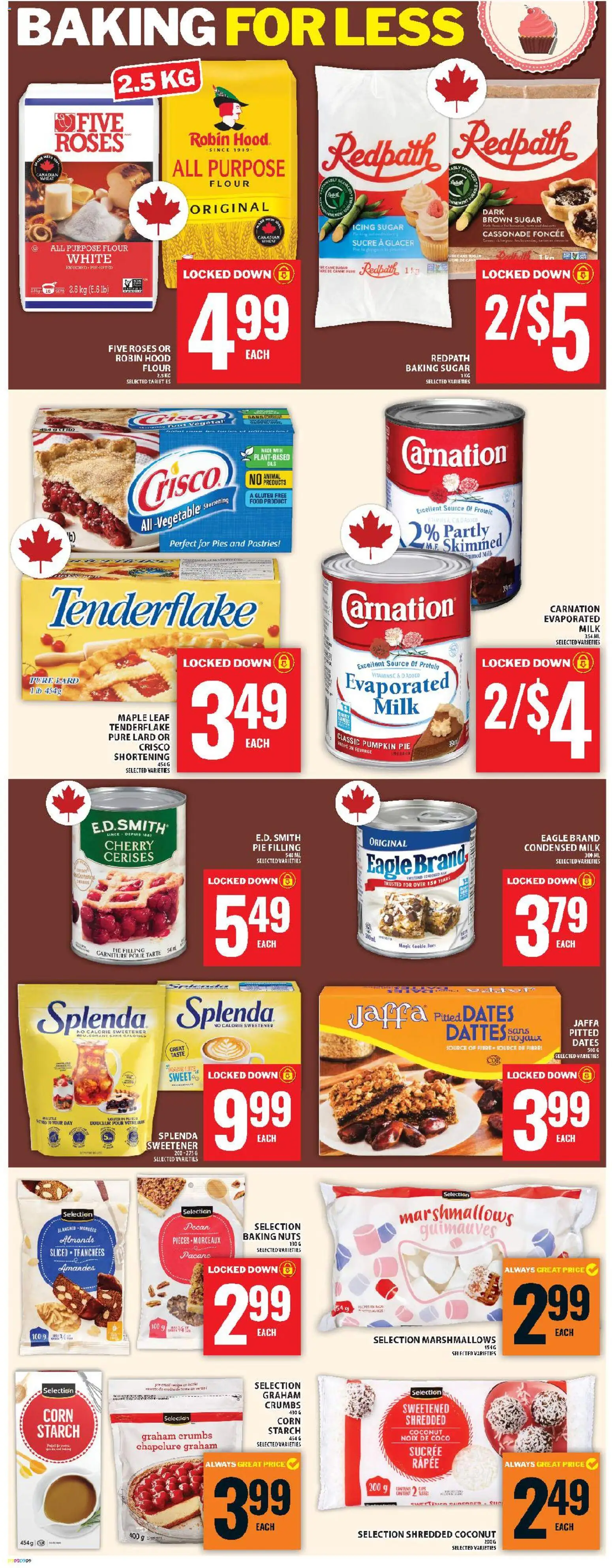 Food Basics flyer valid from 30.10.2025 | Page: 10 | Products: Nuts, Milk, Pumpkin