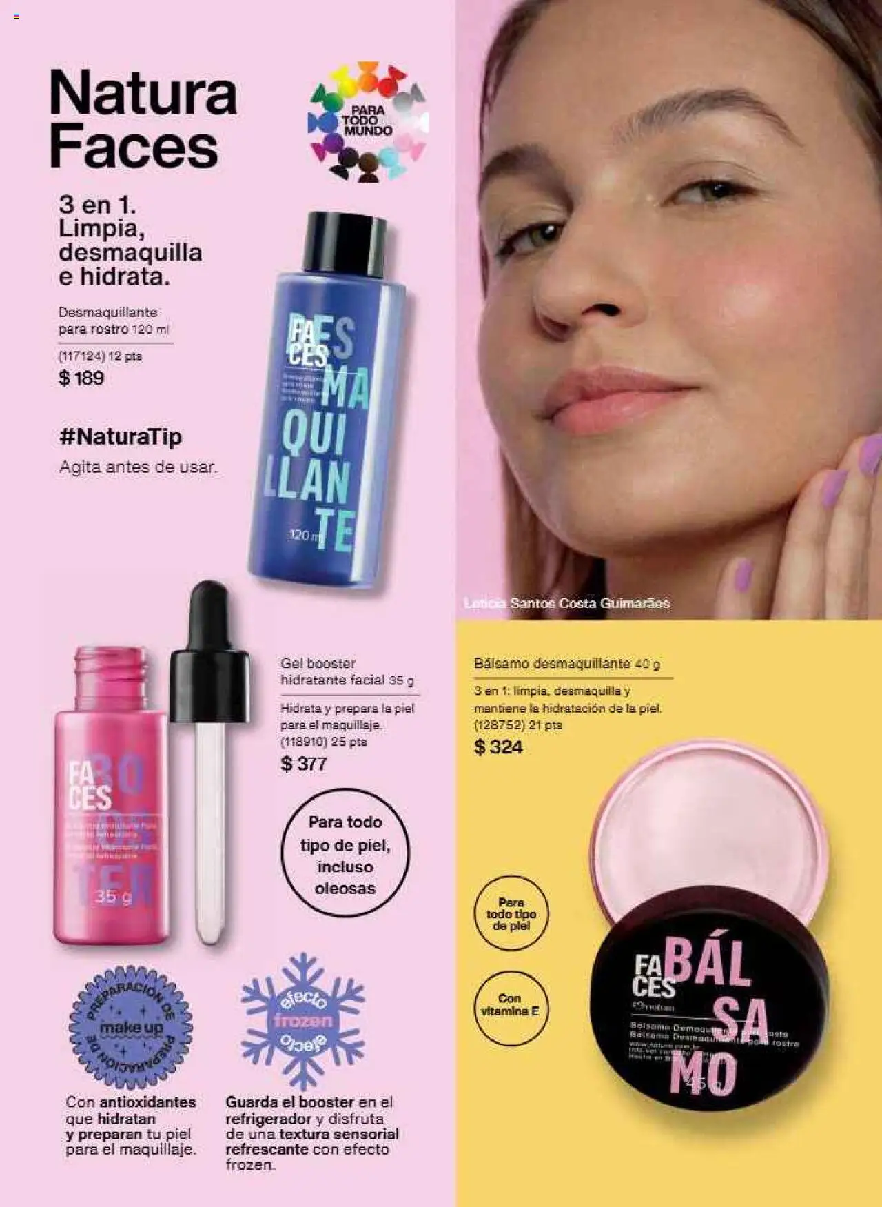 Nuevas ofertas de Natura válidas en toda la República Mexicana desde el 12.10.2025. ¡Encuentra las mejores ofertas en Natura - Campaña 16 2025! | Página: 96 | Productos: Refrigerador, Desmaquillante, Bálsamo, Maquillaje