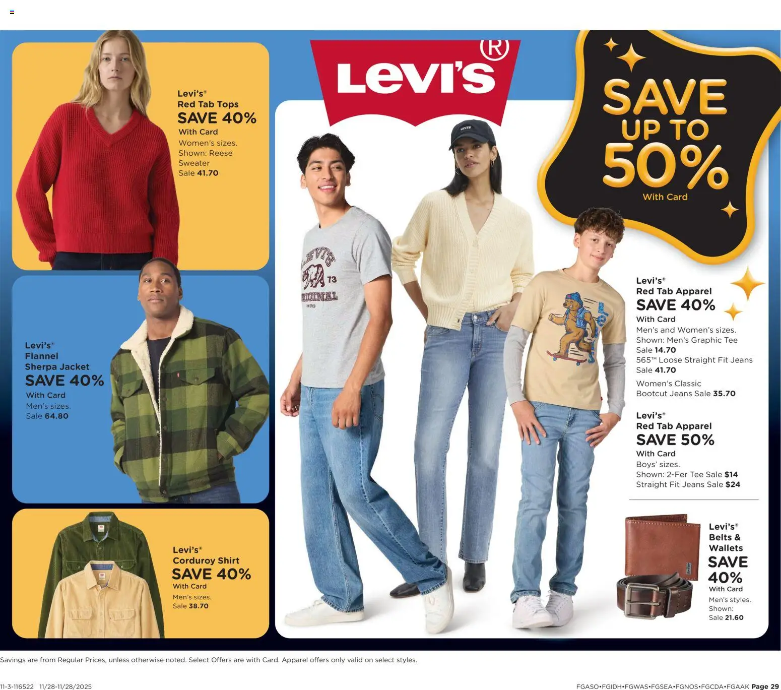 Fred Meyer Home & Apparel - valid from 28.11.2025 | Page: 30 | Products: Shirt, Sweater, Jacket, Jeans