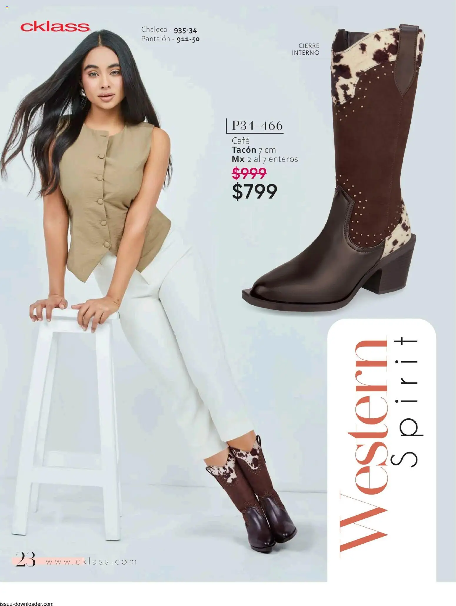 Nuevas ofertas de Cklass válidas en toda la República Mexicana desde el 26.01.2026. ¡Encuentra las mejores ofertas en Cklass catálogo Especial Calzado! | Página: 24