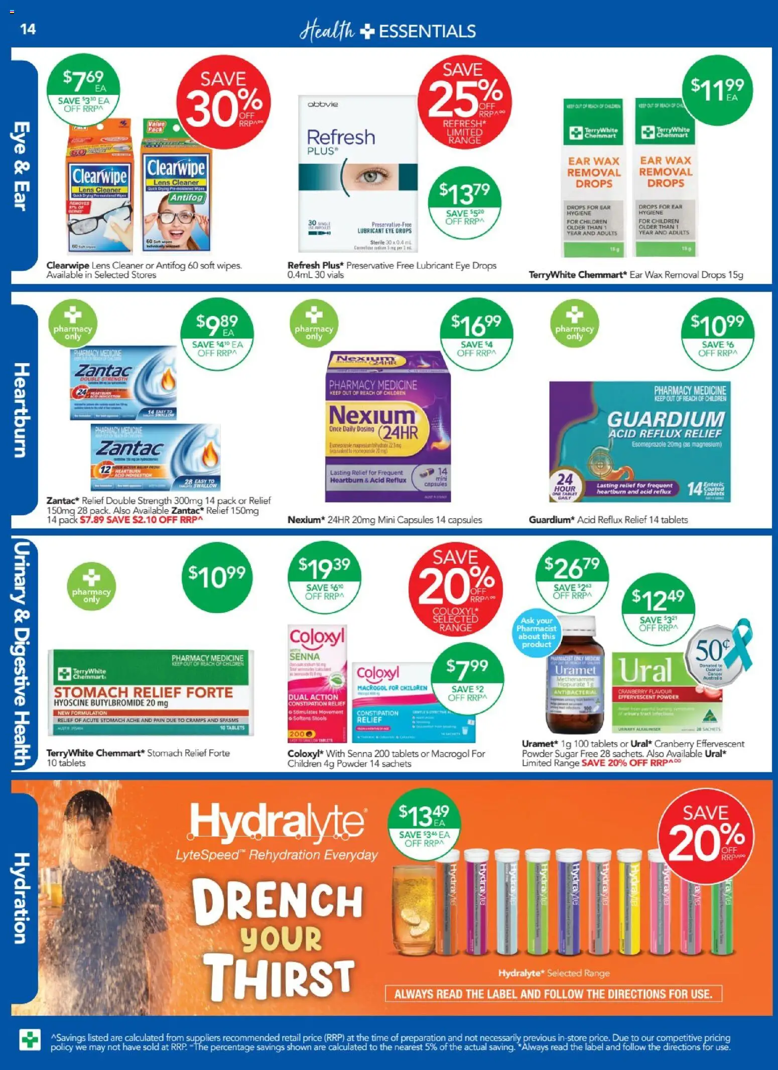 Terry White catalogue - valid from 16.04.2026 | Page: 14 | Products: Powder, Sugar, Lubricant, Tablets