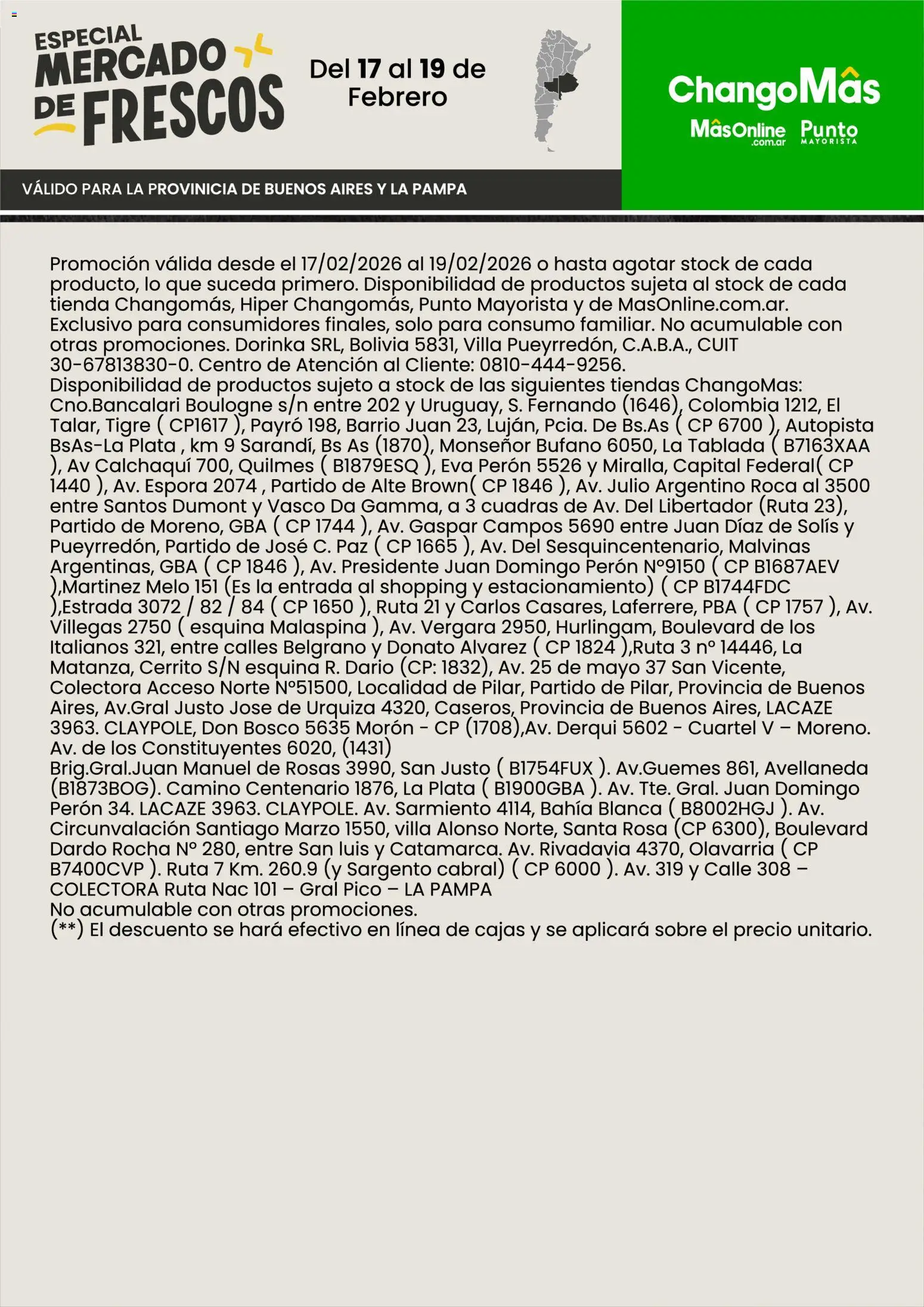 Changomas ofertas MERCADO DE FRESCOS │ válido desde el 17.02.2026 | Página: 2 | Productos: Pico, Sobre