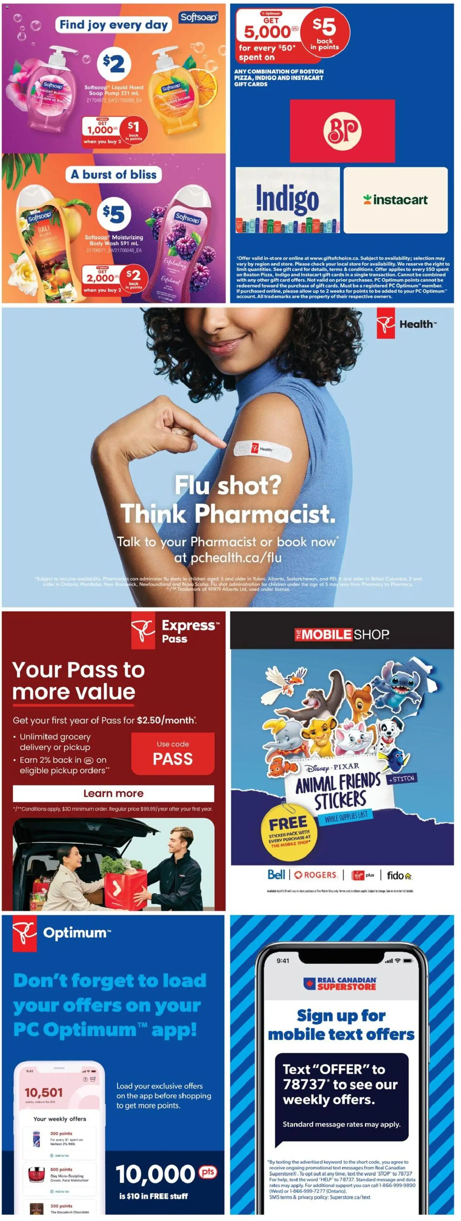 Real Canadian Superstore flyer valid from 16.04.2026 | Page: 40 | Products: PC, Soap, Body wash, Milk