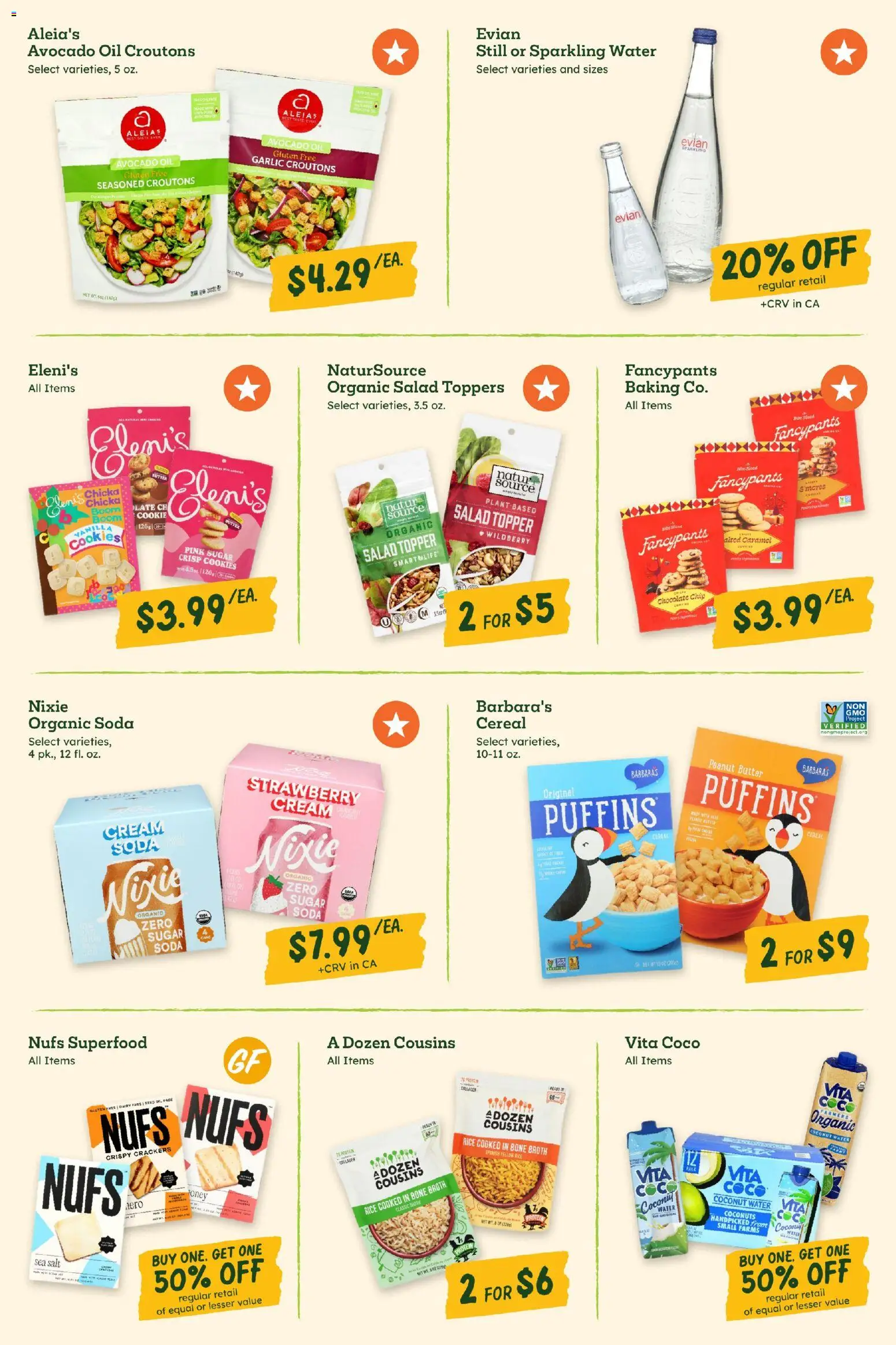 Sprouts Monthly Ad - valid from 29.04.2026 | Page: 10 | Products: Cookies, Salad, Avocado, Chocolate Chip