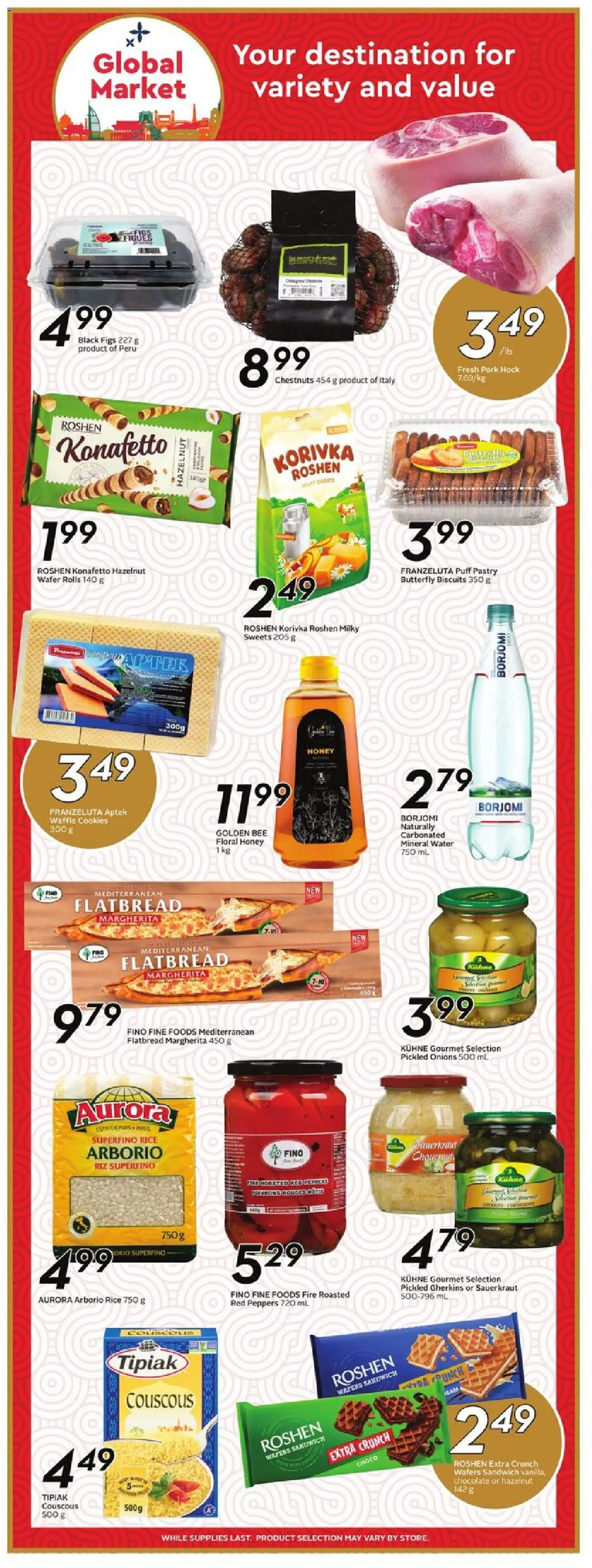 Sobeys flyer valid from 11.12.2025 | Page: 14 | Products: Rice, Cookies, Chocolate, Pork