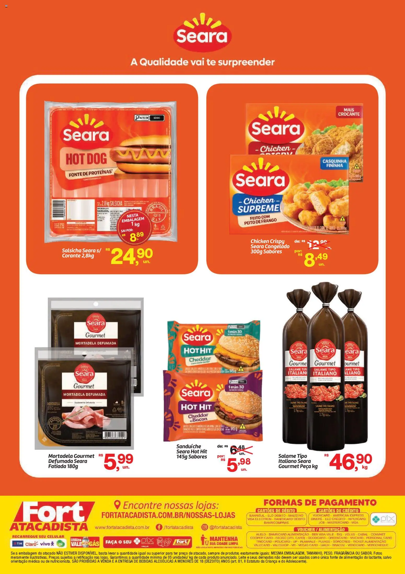Fort Atacadista Folheto - válido de 06.01.2026 | Página: 2 | Produtos: Fragrância, Salame, Sanduíche, Frango