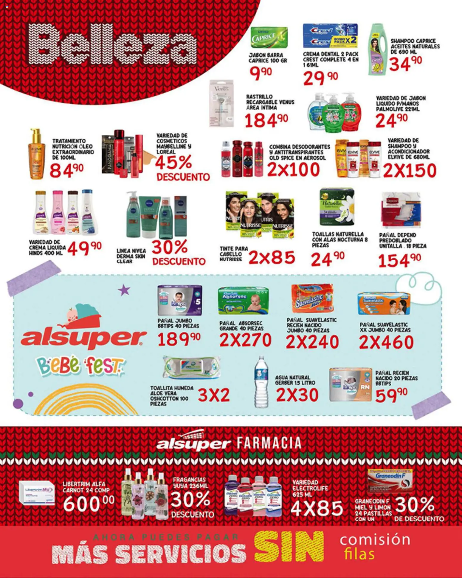 Nuevas ofertas de Alsuper válidas en toda la República Mexicana desde el 23.12.2025. ¡Encuentra las mejores ofertas en Alsuper folleto Saltillo! | Página: 4 | Productos: Jabón líquido, Rastrillo, Limón, Barra