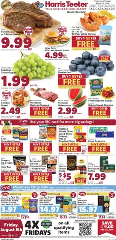 Preview of Harris Teeter weekly ads valid from 06.08.2025