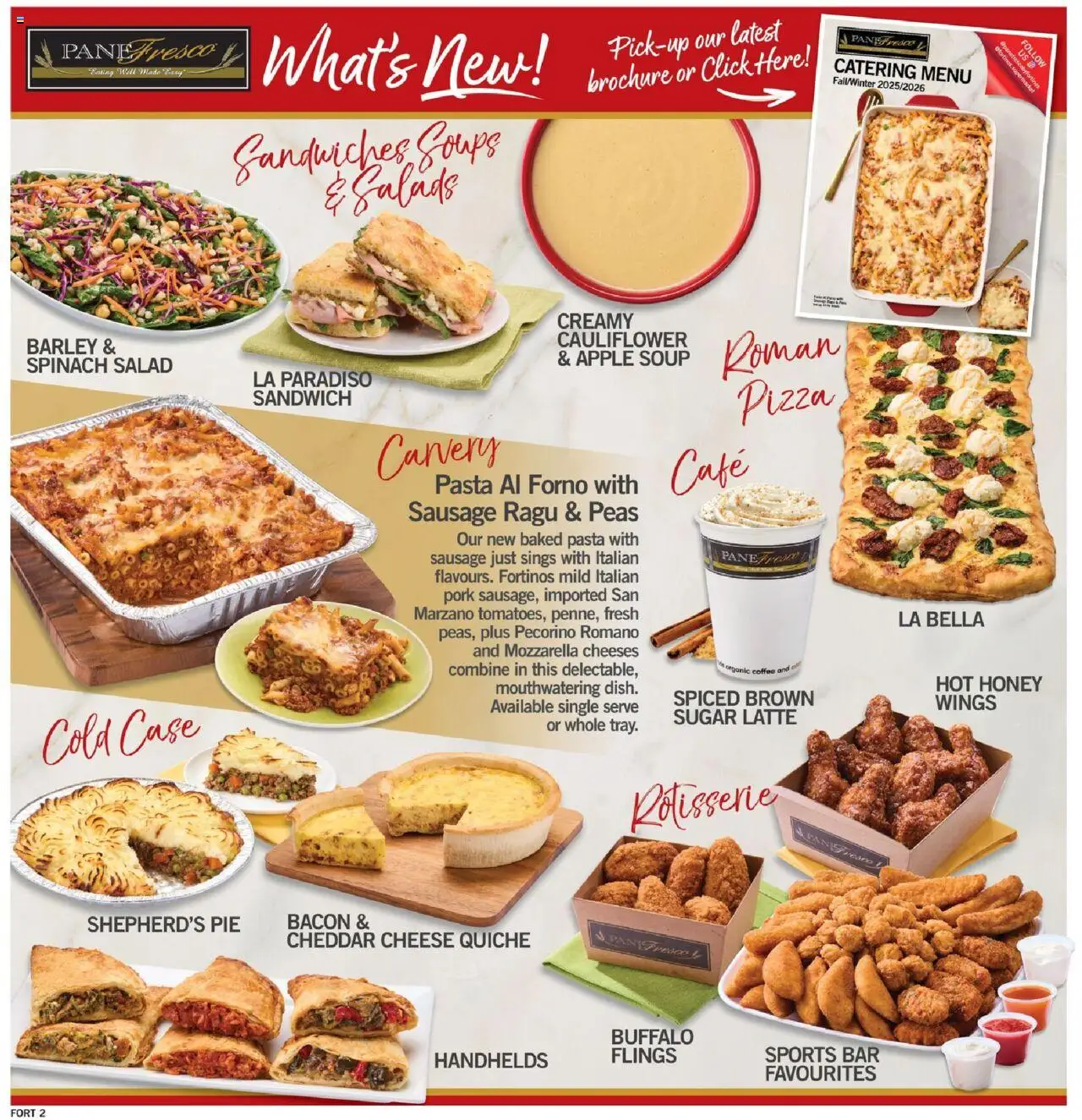 Fortinos flyer valid from 18.09.2025 | Page: 3 | Products: Salad, Case, Cheese, Pizza