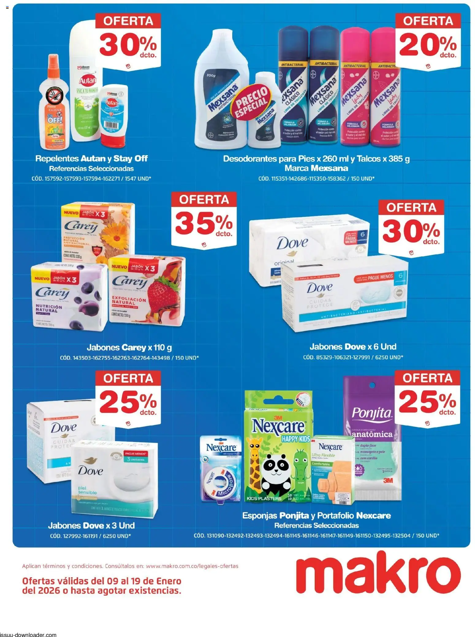 Makro revista - valida desde el 09.01.2026 | Página: 6 | Productos: Polvo, Jabón, Desodorante