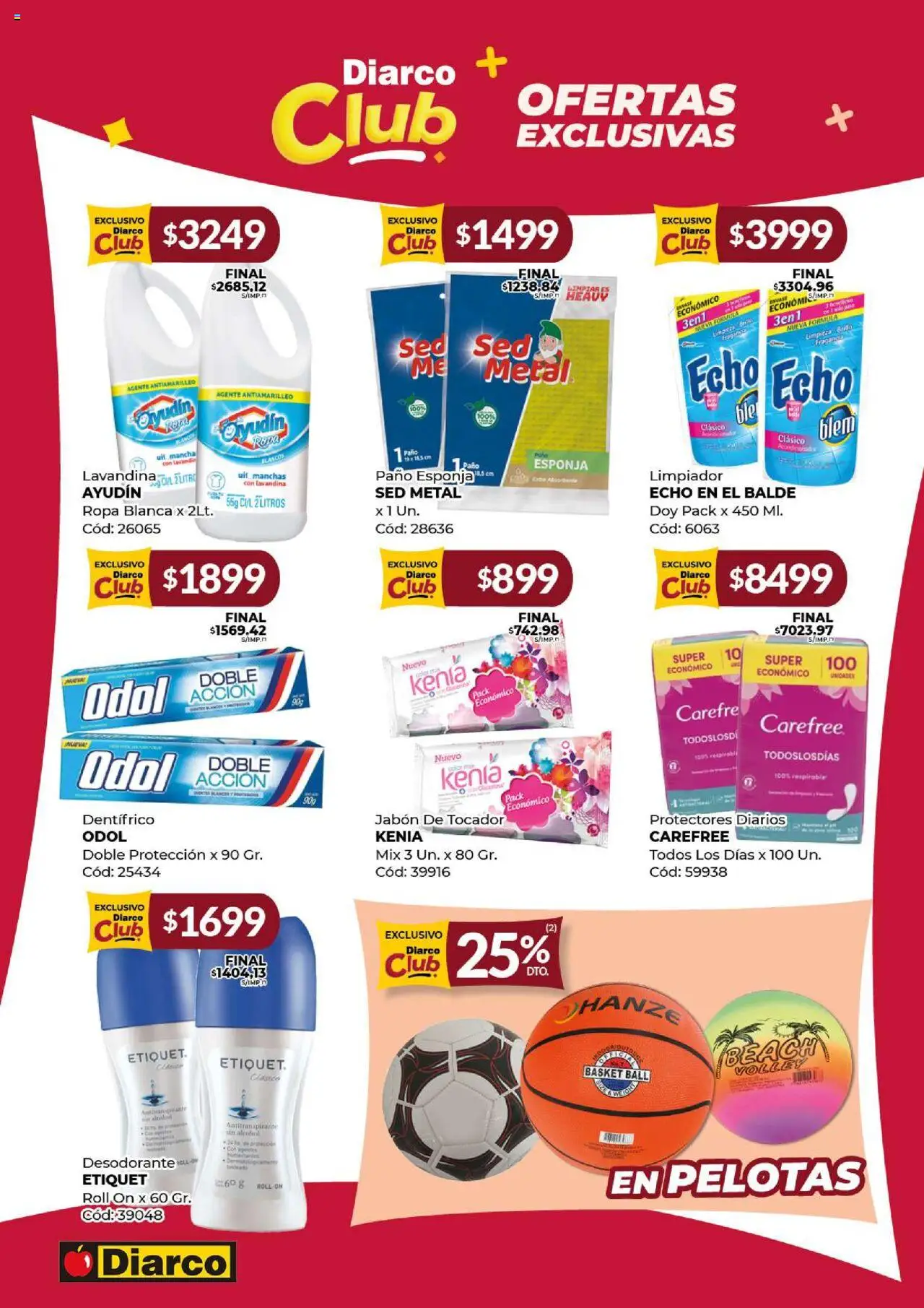 Diarco - Ofertas Sur │ válido desde el 08.09.2025 | Página: 10 | Productos: Baño, Brillo, Esponja, Limpiador