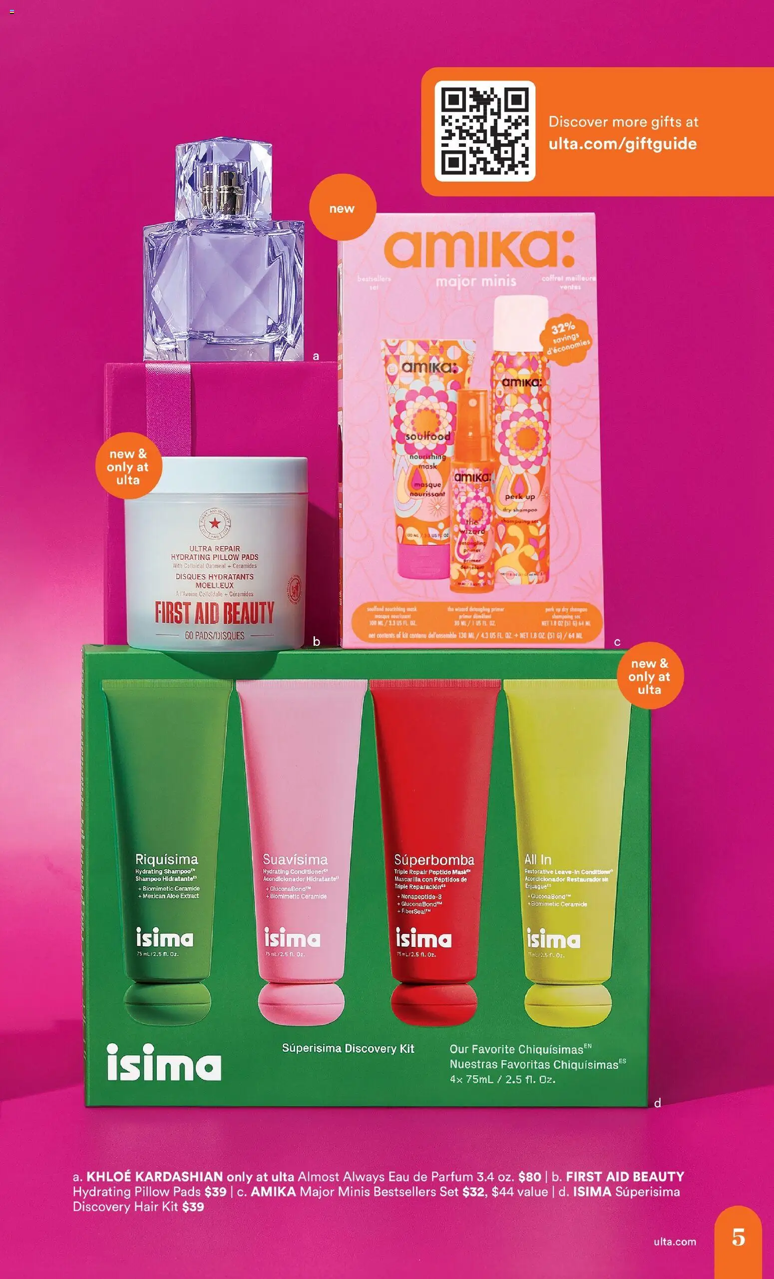 Ulta Beauty Holiday Gift Guide - valid from 15.12.2025 | Page: 5 | Products: Pillow, Conditioner, Mask, Pads