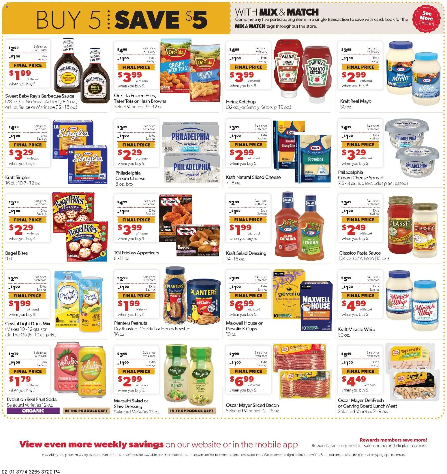 Family Fare Weekly Ad - NE - valid from 01.02.2026 | Page: 4 | Products: Milk, Cheese, Sauce, Lemon