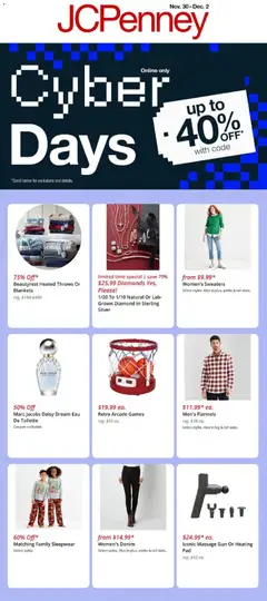 Preview of JCPenney weekly ads valid from 30.11.2025