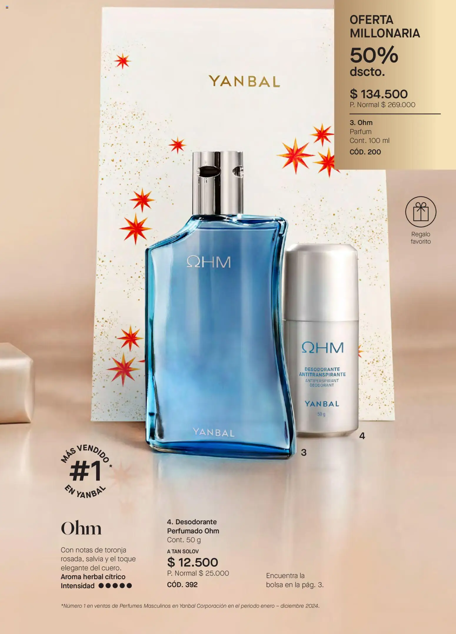 Yanbal revista - valida desde el 08.11.2025 | Página: 135 | Productos: Bolsa, Toronja, Desodorante, Antitranspirante