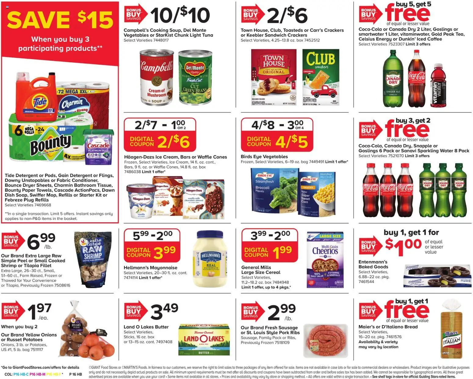 Giant Weekly Ad - valid from 12.12.2025 | Page: 4 | Products: Coffee, Chocolate, Vegetables, Dryer
