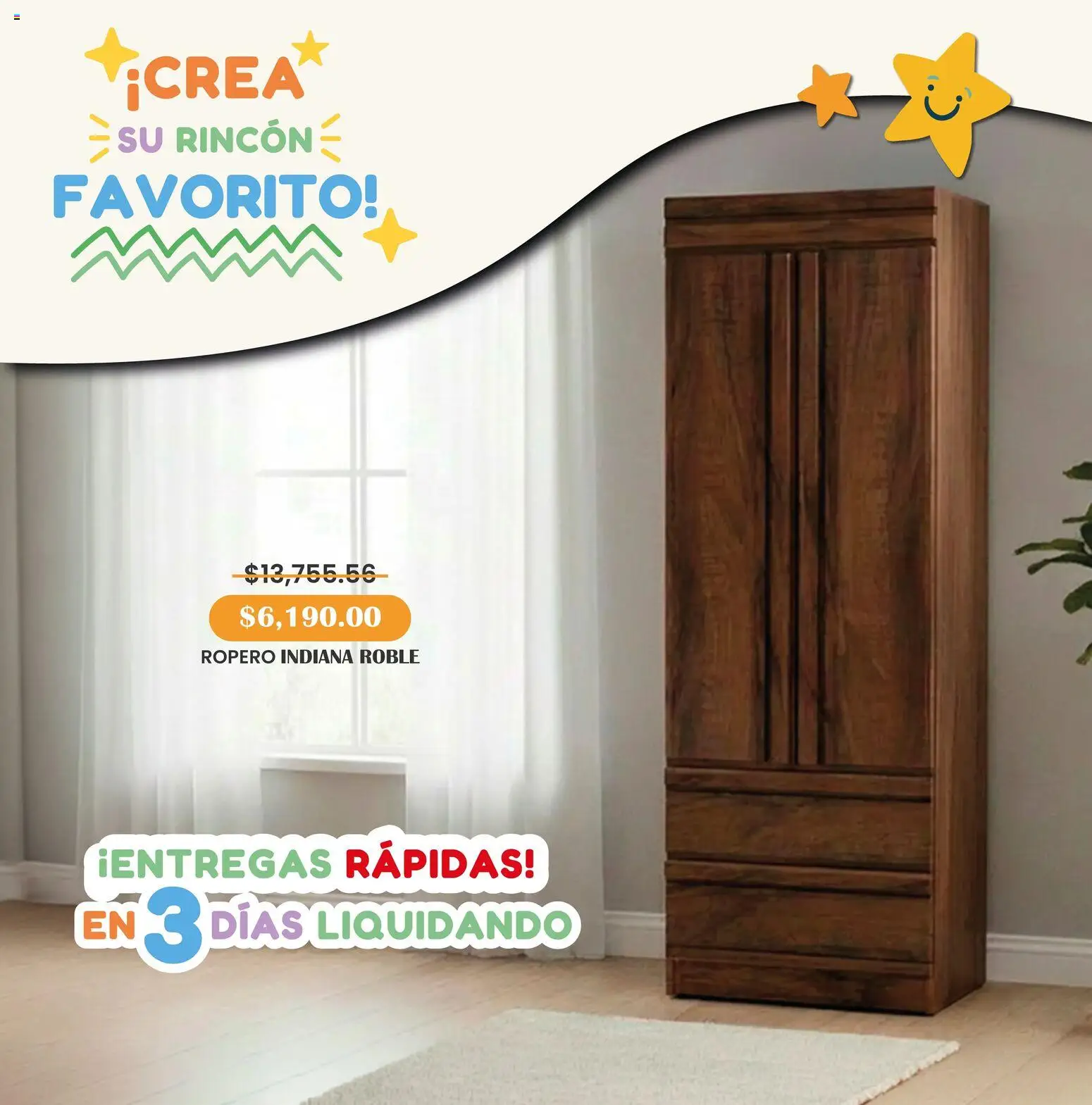 Nuevas ofertas de Muebles Troncoso válidas en toda la República Mexicana desde el 18.04.2026. ¡Encuentra las mejores ofertas en Muebles Troncoso catálogo! | Página: 6 | Productos: Ropero