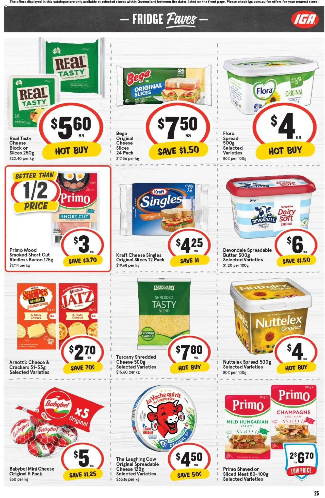 IGA catalogue - valid from 08.10.2025 | Page: 28 | Products: Crackers, Cheese, Meat, Wood