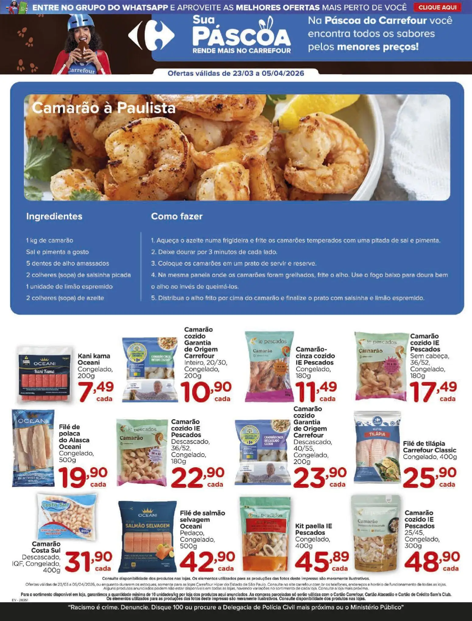 Carrefour ofertas Páscoa de 23/03/2026 ? Não perca as melhores promoções! | Brasil