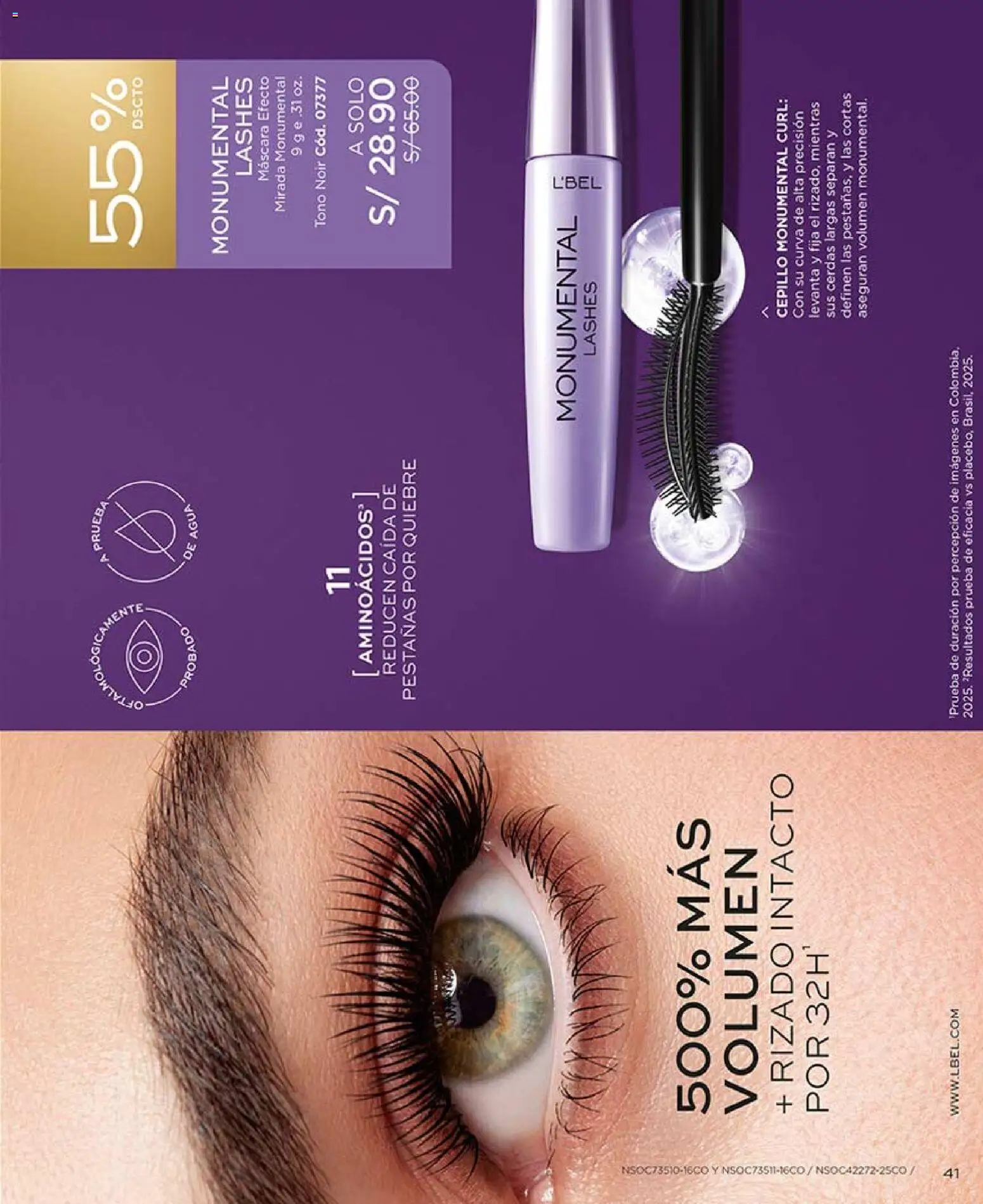 Catálogo L'Bel válido desde 21.02.2026 | Página: 41 | Productos: Máscara