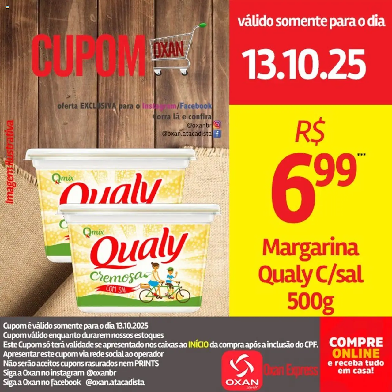 Oxan Atacadista Folheto - válido de 13.10.2025 | Página: 13 | Produtos: Sal, Margarina