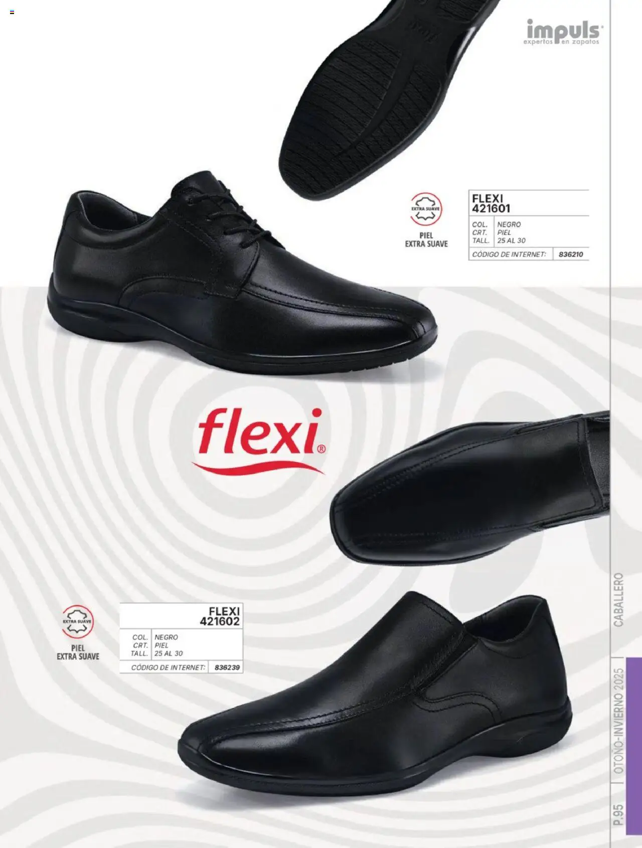 Nuevas ofertas de Impuls válidas en toda la República Mexicana desde el 07.07.2025. ¡Encuentra las mejores ofertas en Impuls catálogo Caballero Otoño-Invierno 2025! | Página: 97 | Productos: Zapatos