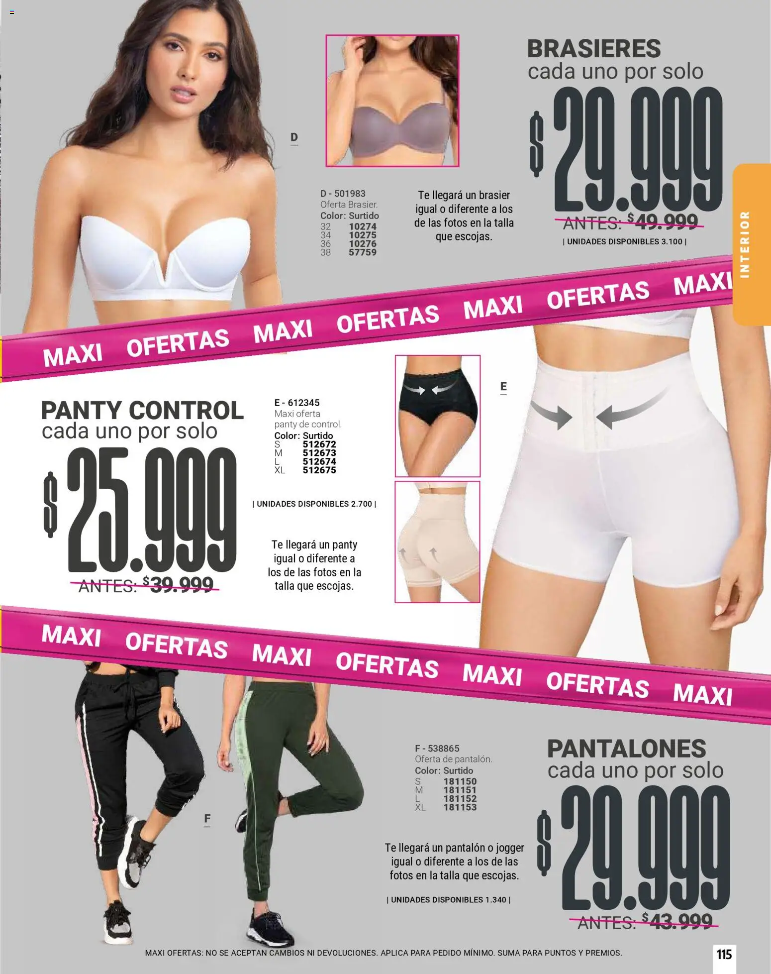 Carmel revista - valida desde el 01.03.2026 | Página: 115 | Productos: Té, Brasier, Pantalones