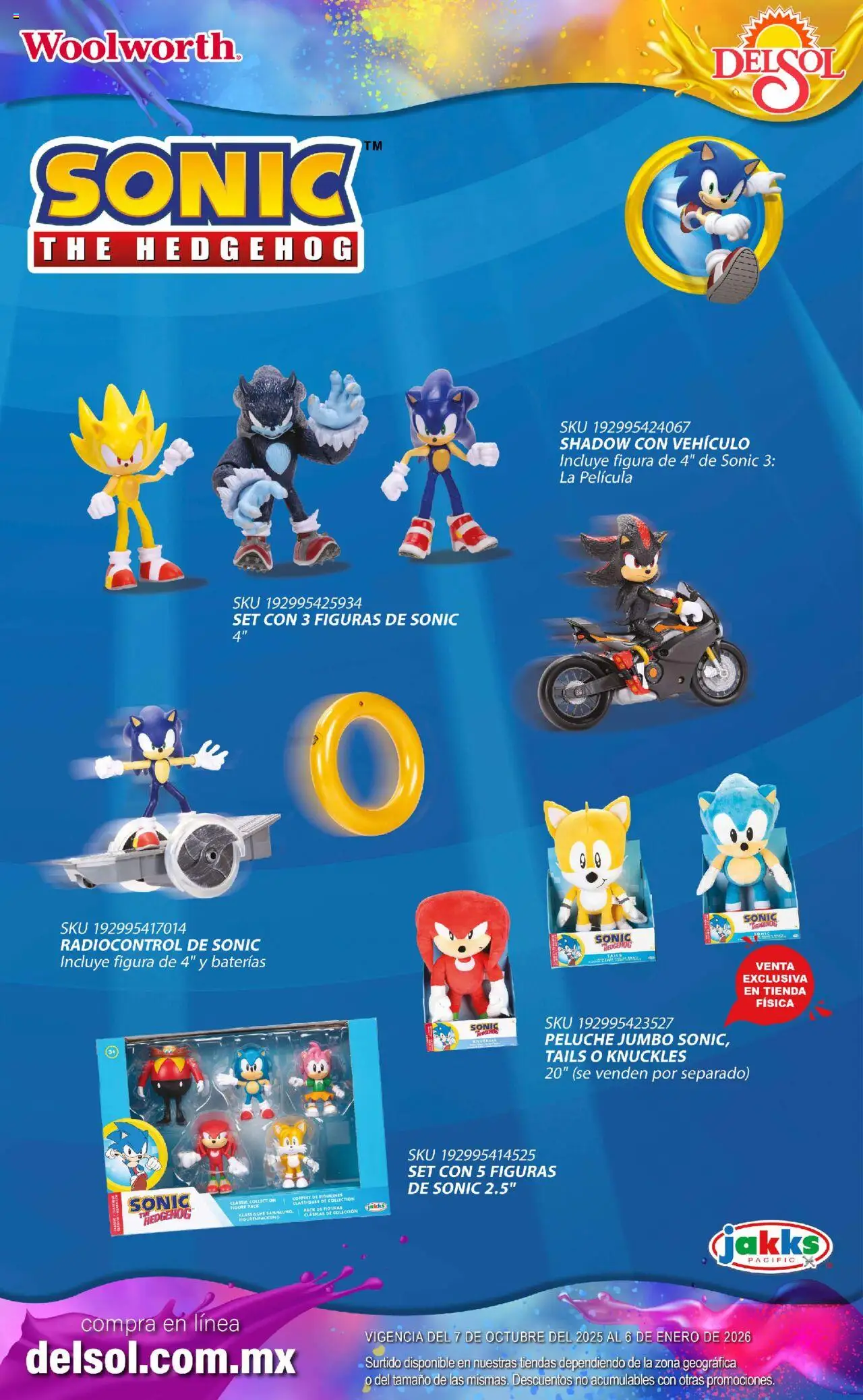Nuevas ofertas de Del Sol y Woolworth válidas en toda la República Mexicana desde el 07.10.2025. ¡Encuentra las mejores ofertas en Del Sol y Woolworth - Catálogo Castillo Del Juguete! | Página: 143