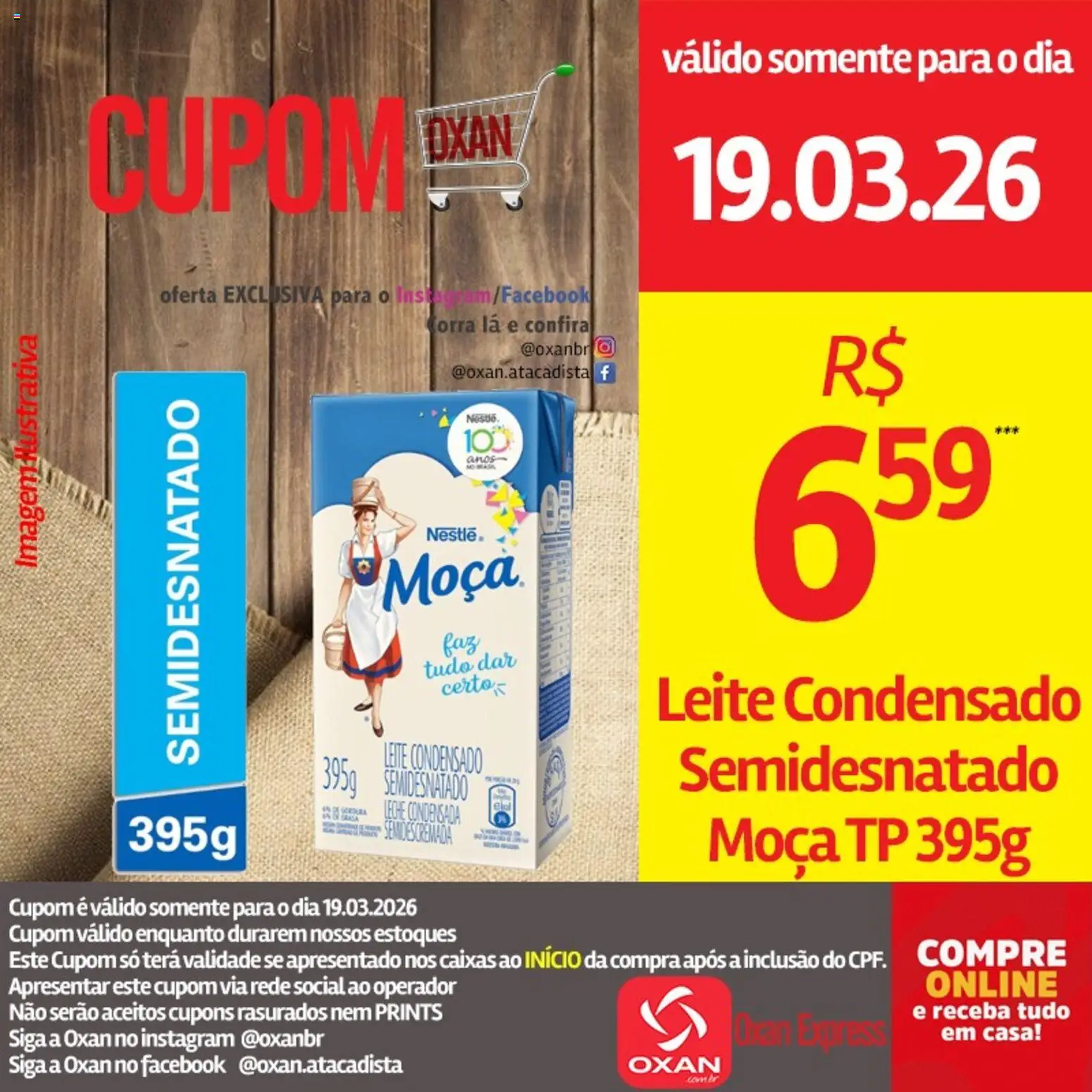 Oxan Atacadista Folheto - válido de 19.03.2026 | Página: 11 | Produtos: Leite, Leite condensado