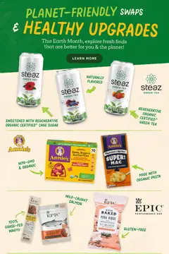 Preview of Sprouts weekly ads valid from 25.03.2026 | Page: 5 | Products: Green Tea, Tea, Salt, Peach