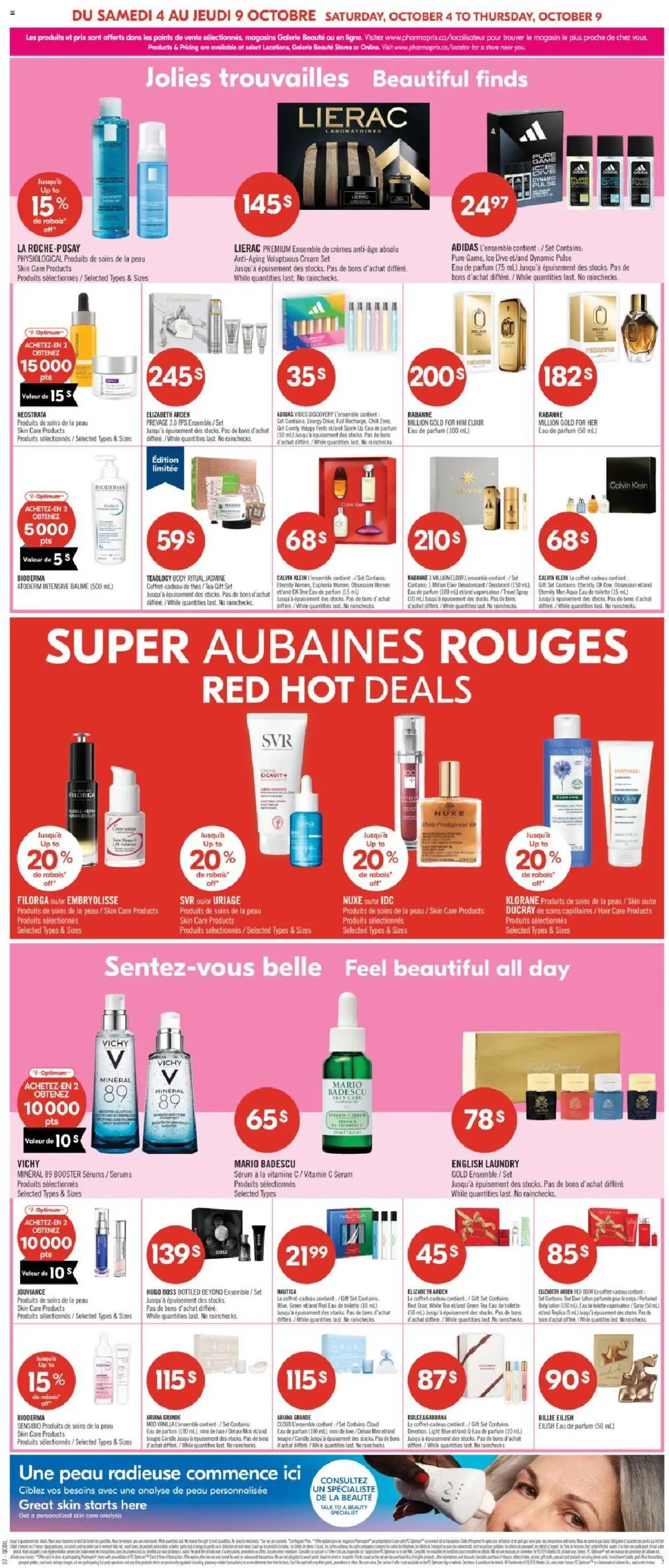 Pharmaprix flyer valid from 04.10.2025 | Page: 11 | Products: Cream, Game, Perfume, Body lotion