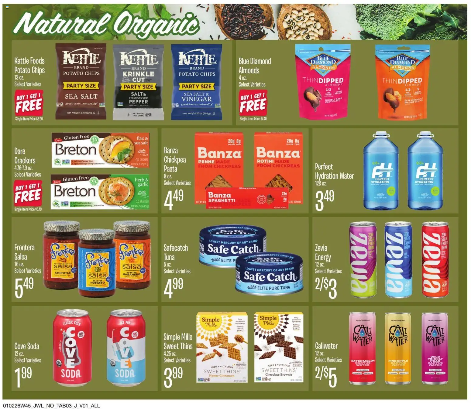 Jewel Osco Specialty & Local - valid from 02.01.2026 | Page: 3 | Products: Safe, Chocolate, Water, Salt