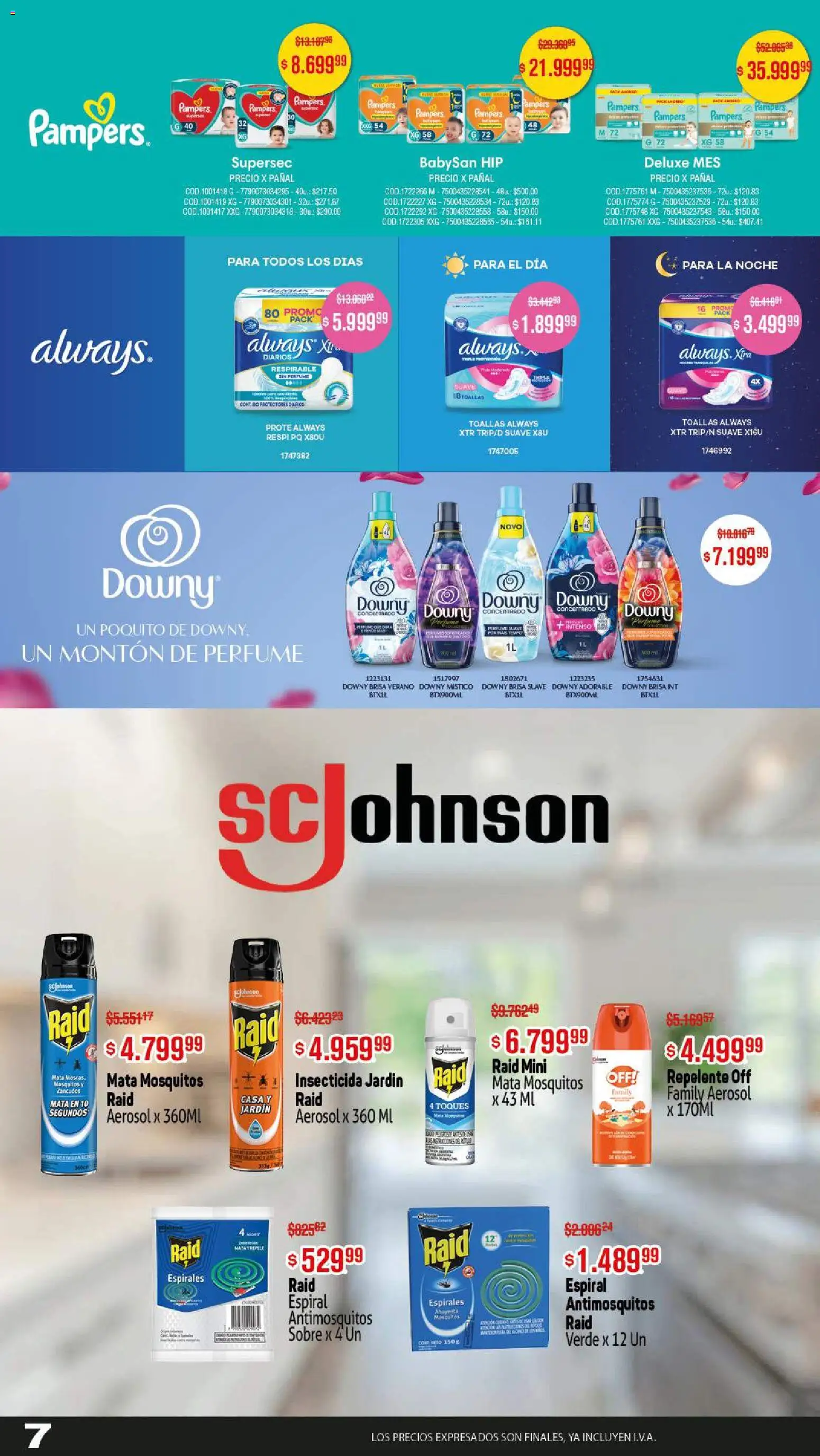 Makro ofertas │ válido desde el 08.01.2026 | Página: 7 | Productos: Repelente, Insecticida, Toallas, Sobre